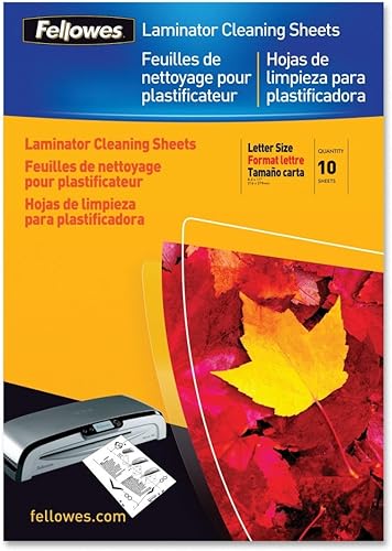 Fellowes Láminas de limpieza de laminadoras