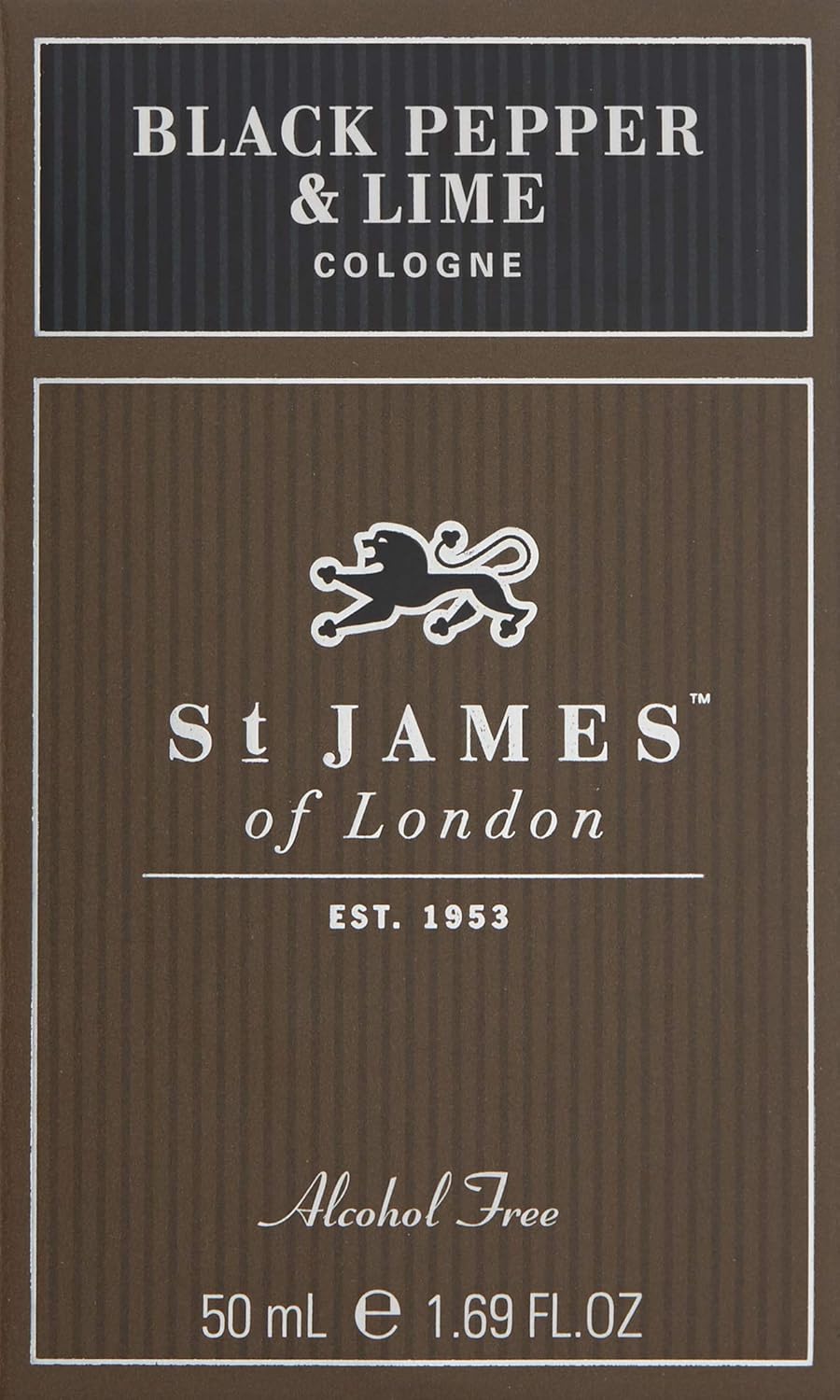 St James of London Black Pepper & Lime Cologne, 1.69 oz