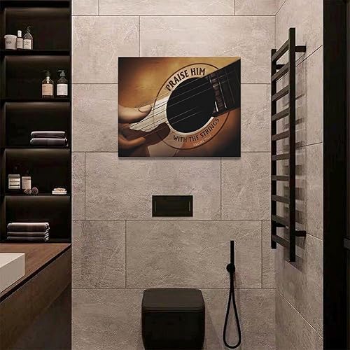 Vista 19 de Arte de pared de Jesús Jesús religioso Jesús, decoración de pared, cruz de león y cordero, lienzo impreso con citas cristianas, decoración de pared