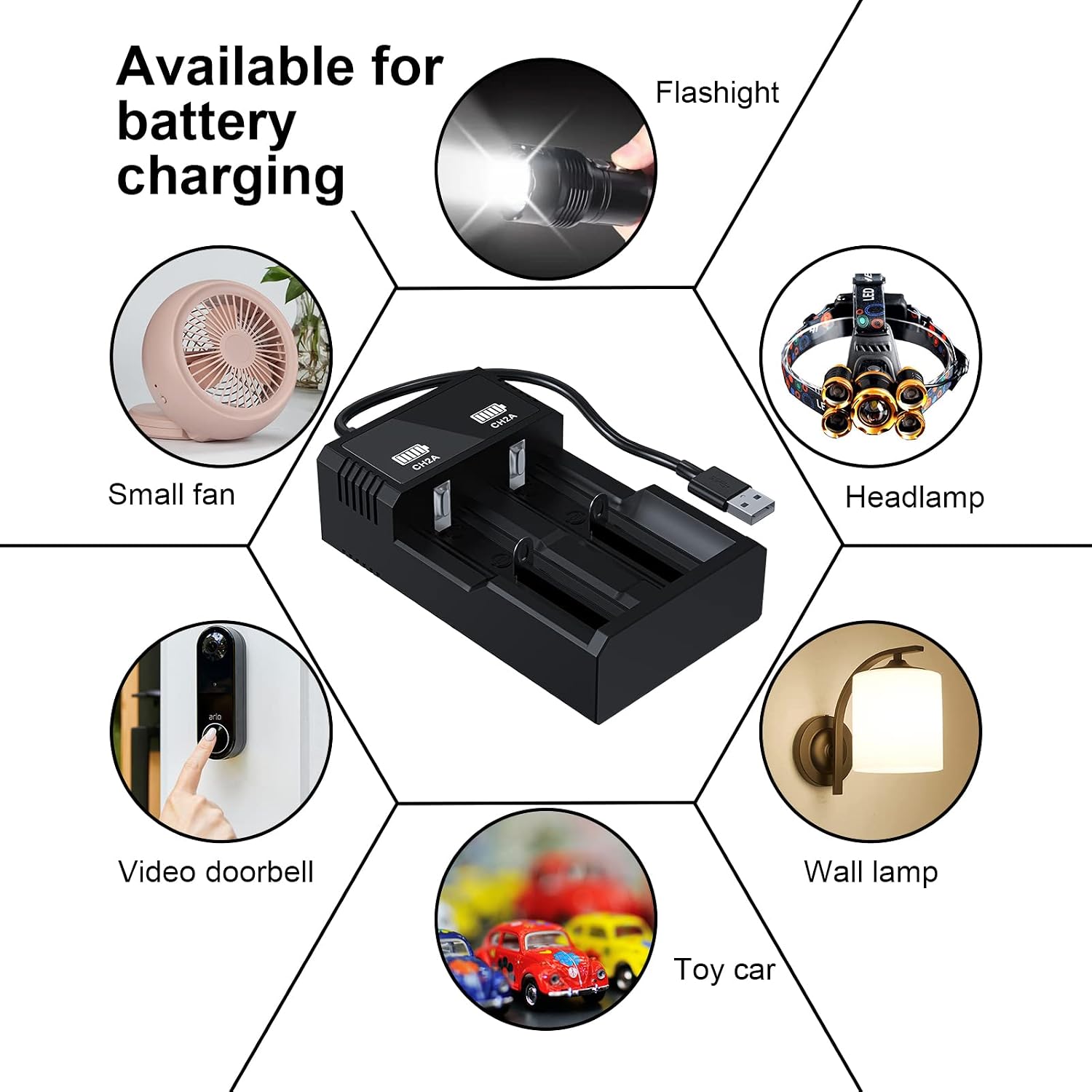 Batteria Ricaricabile 26650 3.7V 6800mAh – Alta Capacità Per Torce LED, 4 Pezzi Con Protezioni Integrate - 5