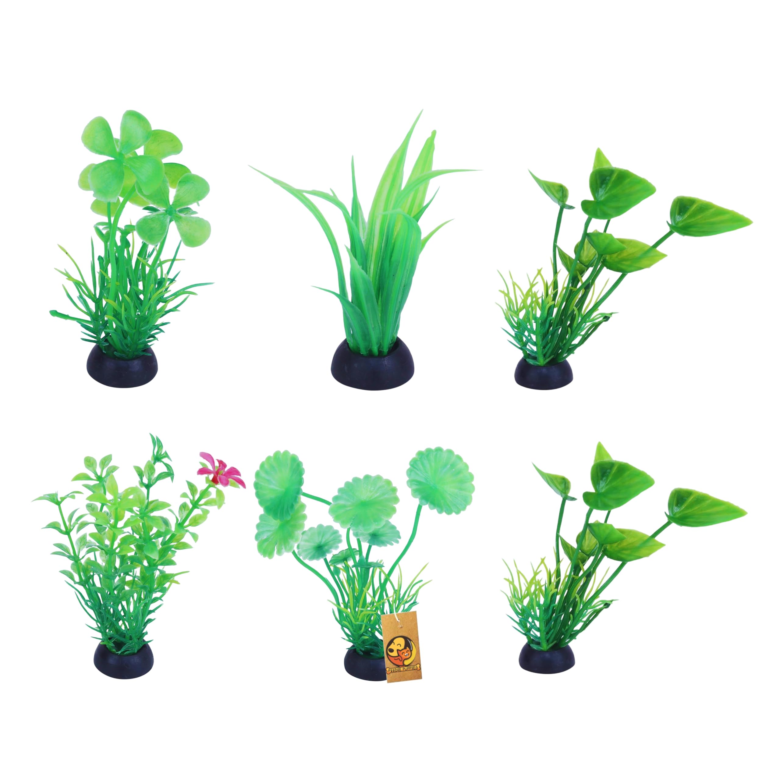 Foodie Puppies 16Pcs Aquarium Colorful Artificial Plants - 2inch(6Pcs) + 4inch(10Pcs) for Fish Tank Decoration, Household and Office Aquarium Simulation (Color May Vary) (B0CNP95SHP) Amazon Price History, Amazon Price Tracker
