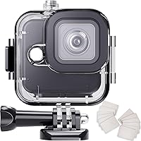 Vista 12 de HONGDAK Carcasa impermeable para GoPro Hero 4/3/3+, 60M/196FT, carcasa protectora subacuática para buceo con soporte de montaje en soporte