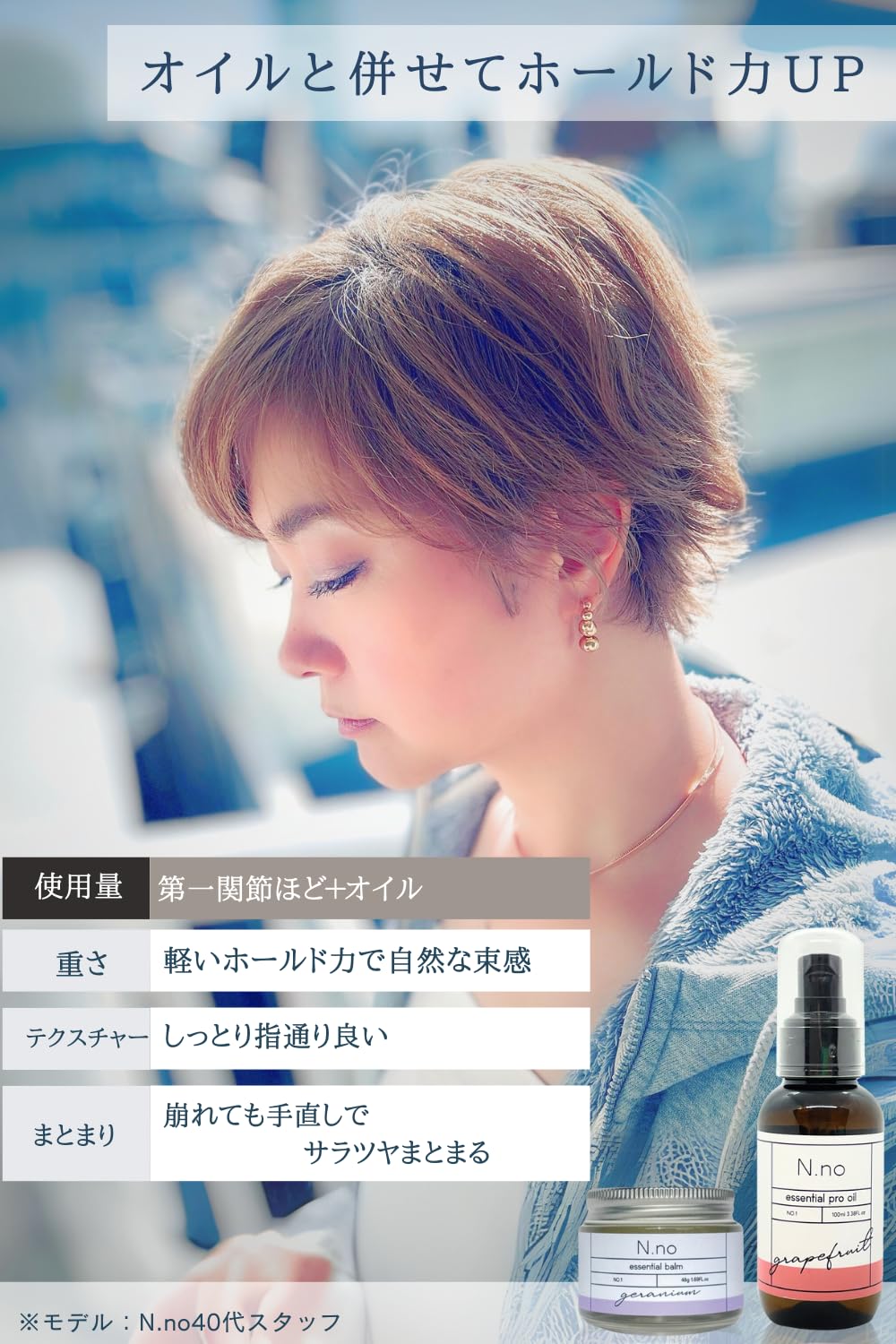 Amazon | 〈N.noエッセンシャルバーム 爽やかなゼラニウム＆ラベンダー