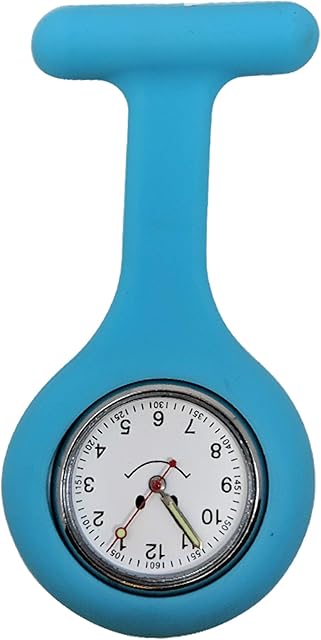 Silicone Soft Nurse/Doctor Medical Watch Fob (Light Blue)