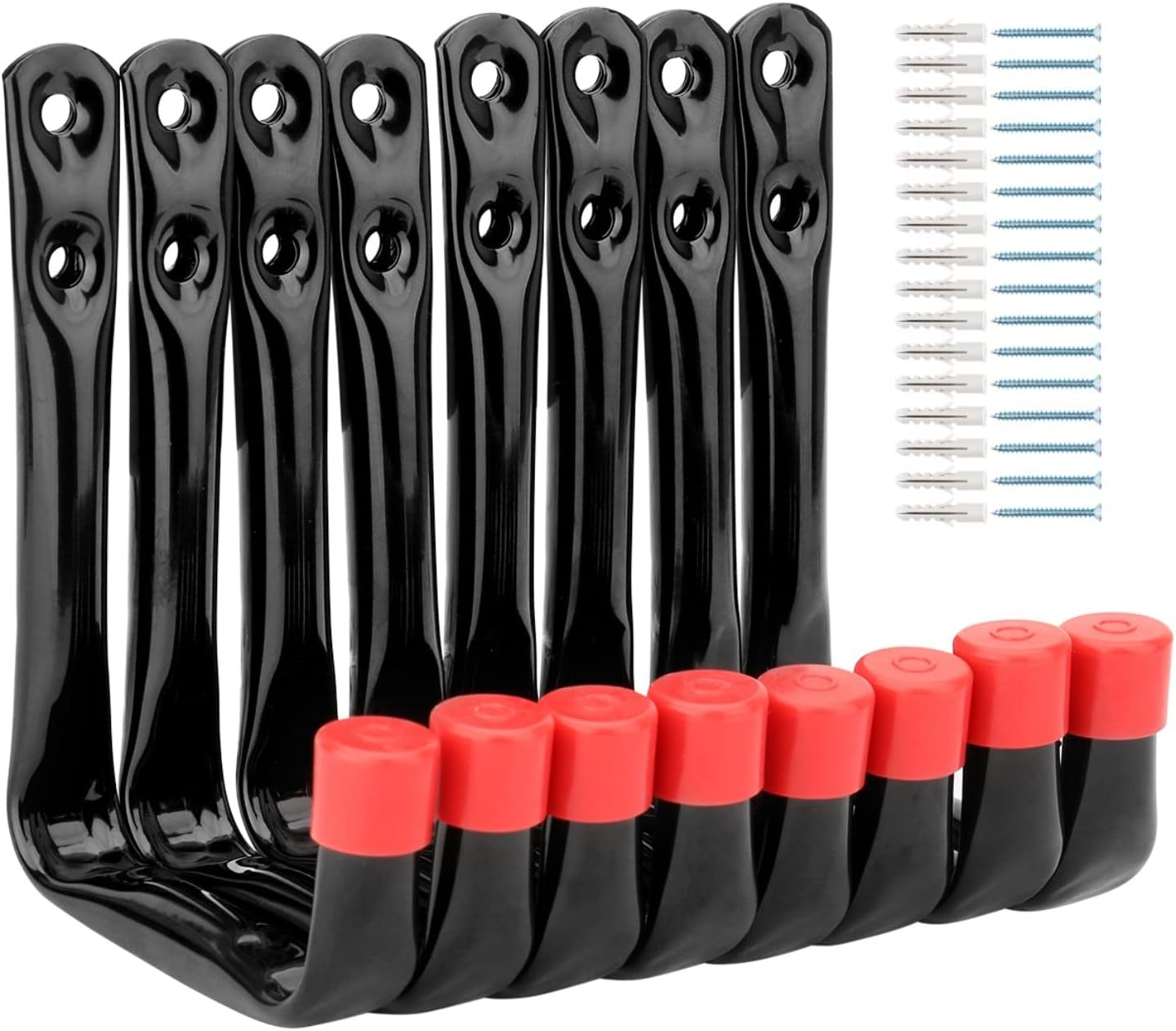 9cm Garage Hooks, Pack of 8