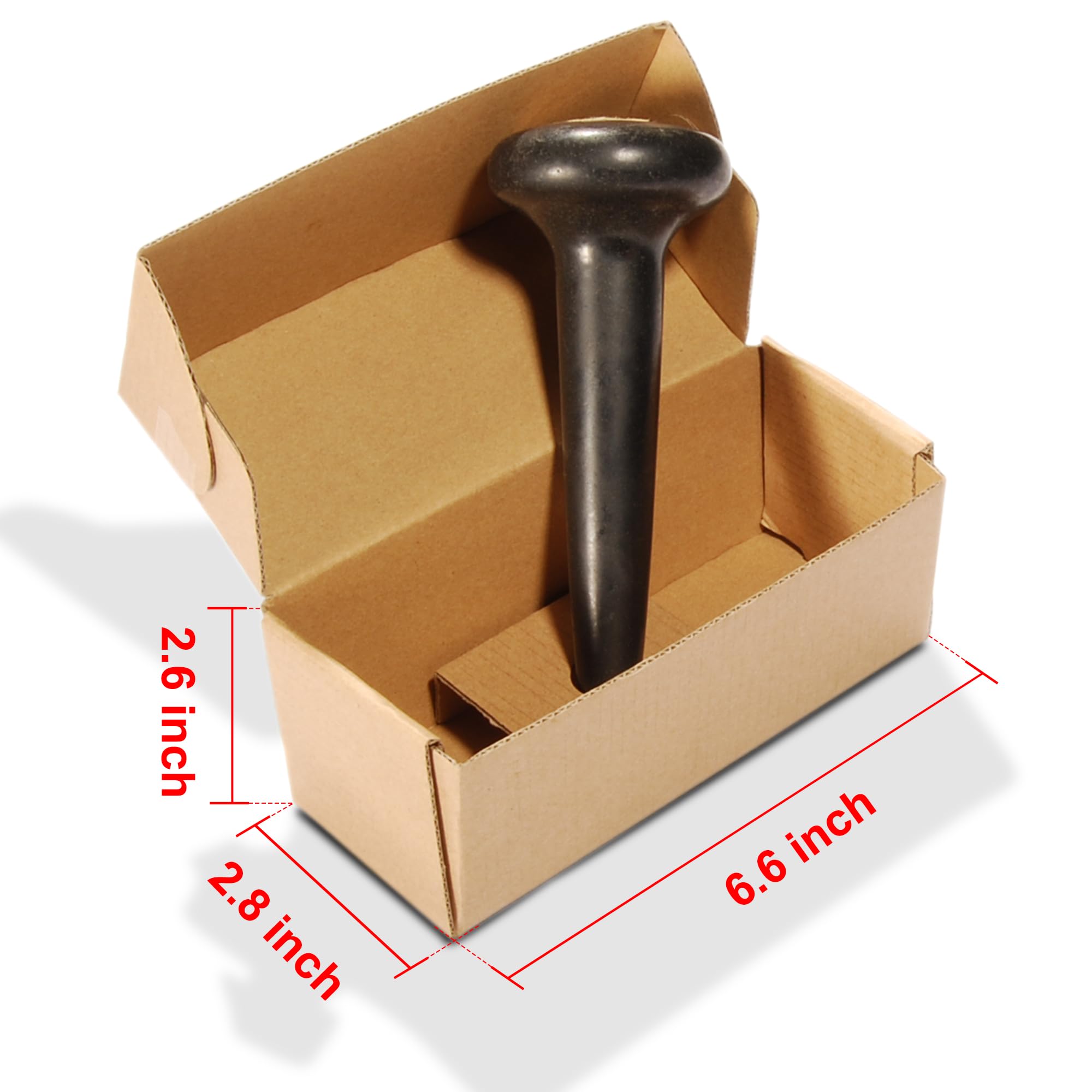 MASTER HEALTH PRODUCT Massage Basalt Pressure Trigger Point Hot Stone Tool, Nail Shape Thumb Saver Pack, Professional or Home Spa Relaxation Treatment Used for Pain Relief, Black