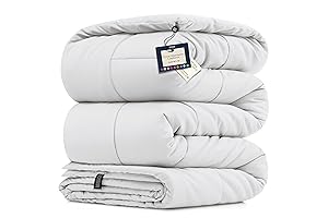 BELADOR Queen Comforter White Duvet Insert Queen Size Bed Comforter