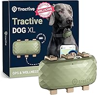 Vista 9 de Tractive XL Smart Rastreador GPS para Perros Rastreador de Mascotas en Vivo con Valla Virtual Monitoreo de Signos Vitales del Corazón