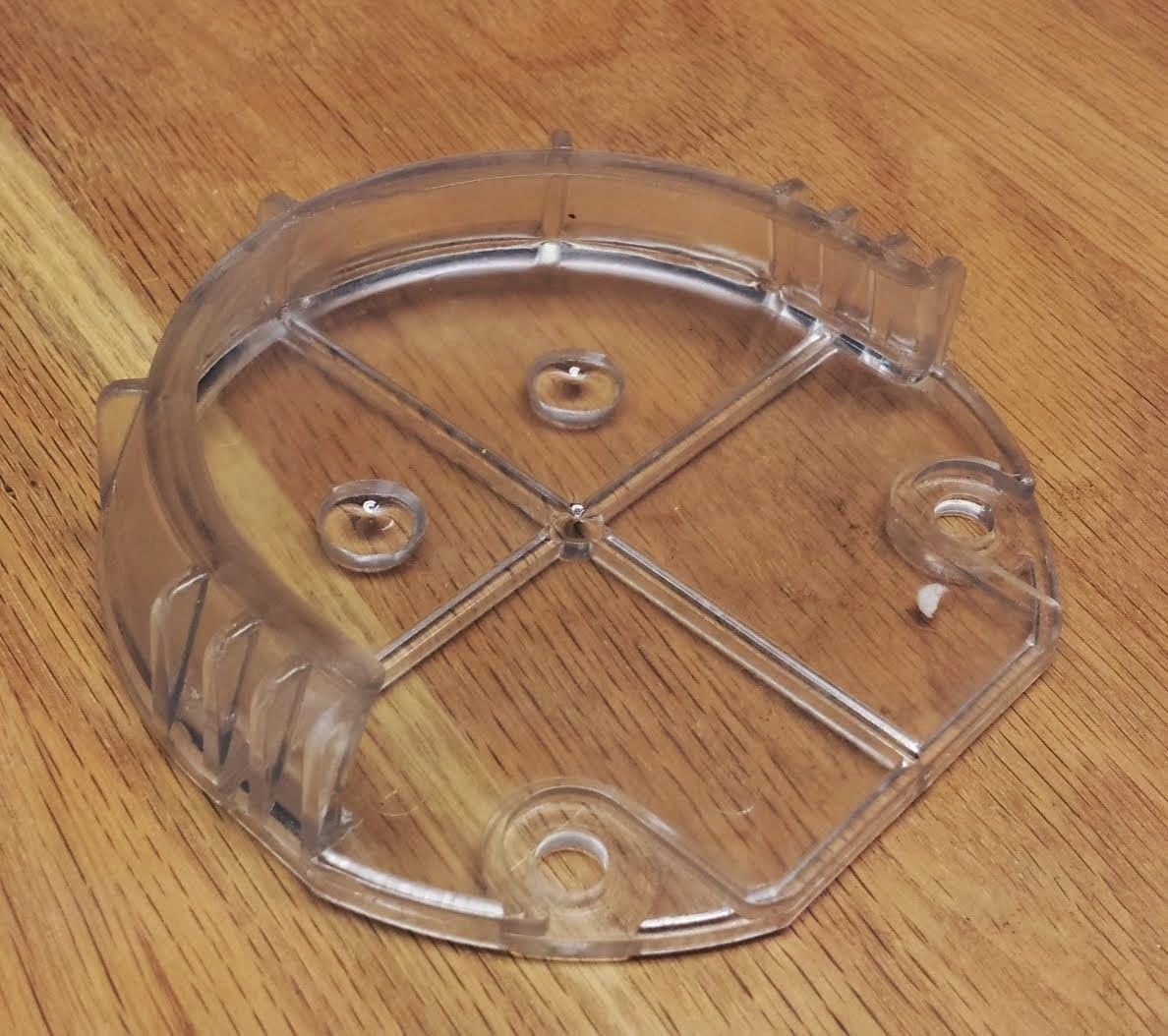 Hand Blown Art Glass Platter Wall Hanging Mounting Kit