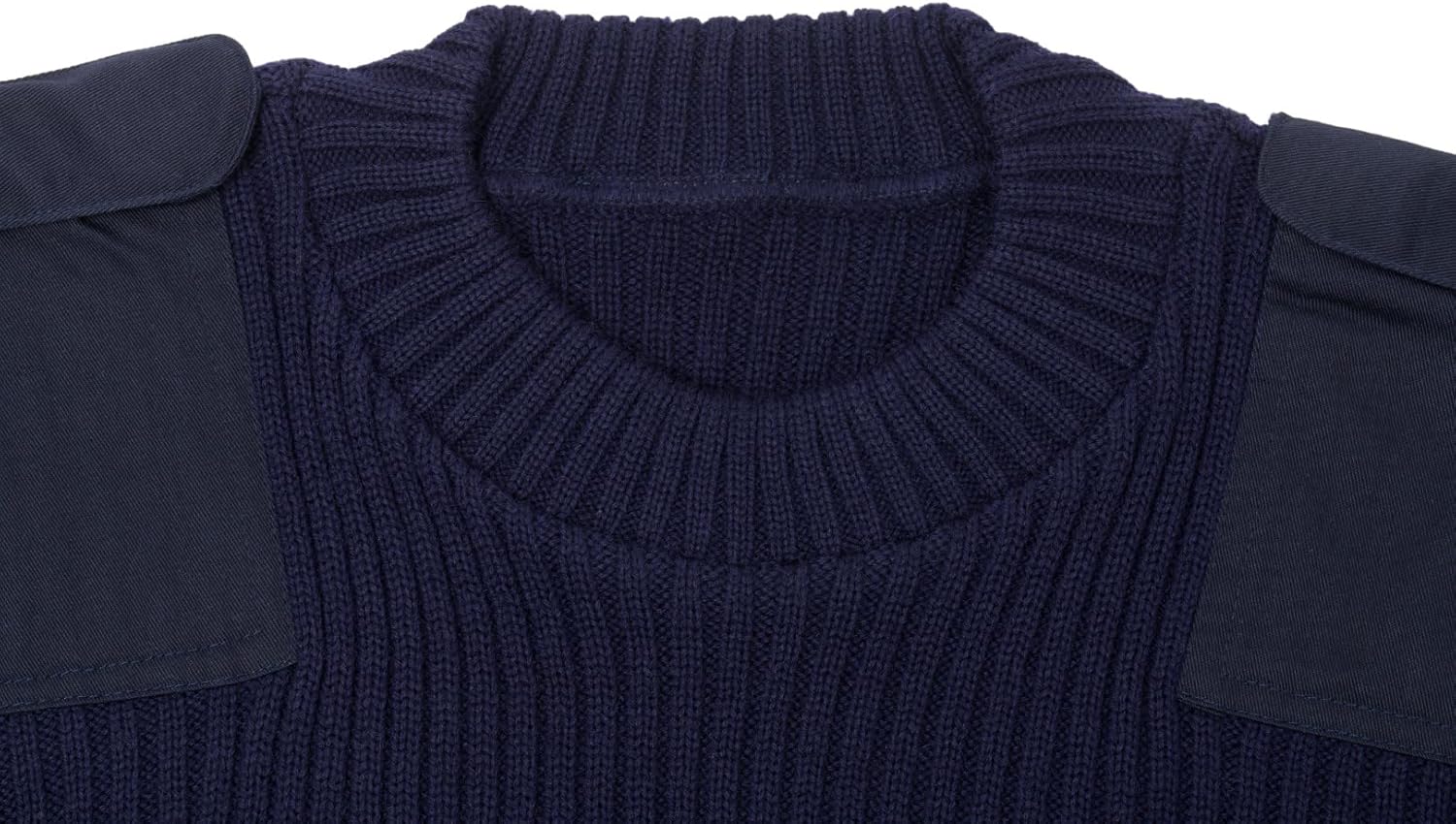 Flanders Fields Natural Wool British Commando Sweater | Military Sweaters for Men | Tactical Sweater with Shoulder Patches - Image 5