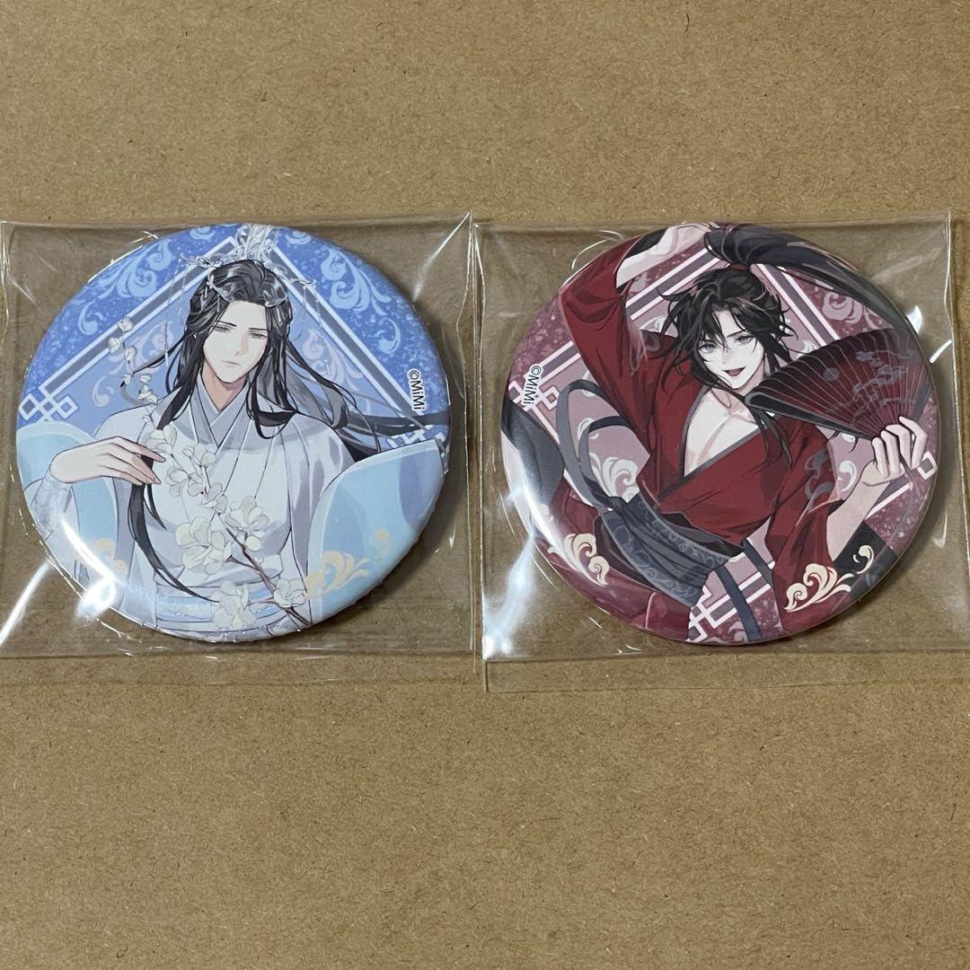 魔道祖師 魏無羨 飛花甘露 缶バッジ 魔道祖師飛花甘露缶バッジ魏無羨藍忘機