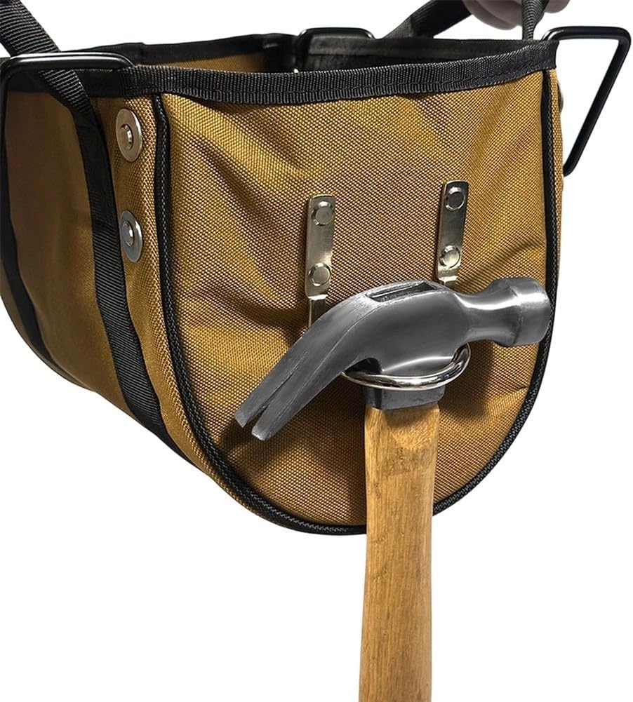 Ladder Tool Bag Robust Construction Multiple Storage Compartments Practical Side Pockets for Handymen & Professional Trade Work Scenarios