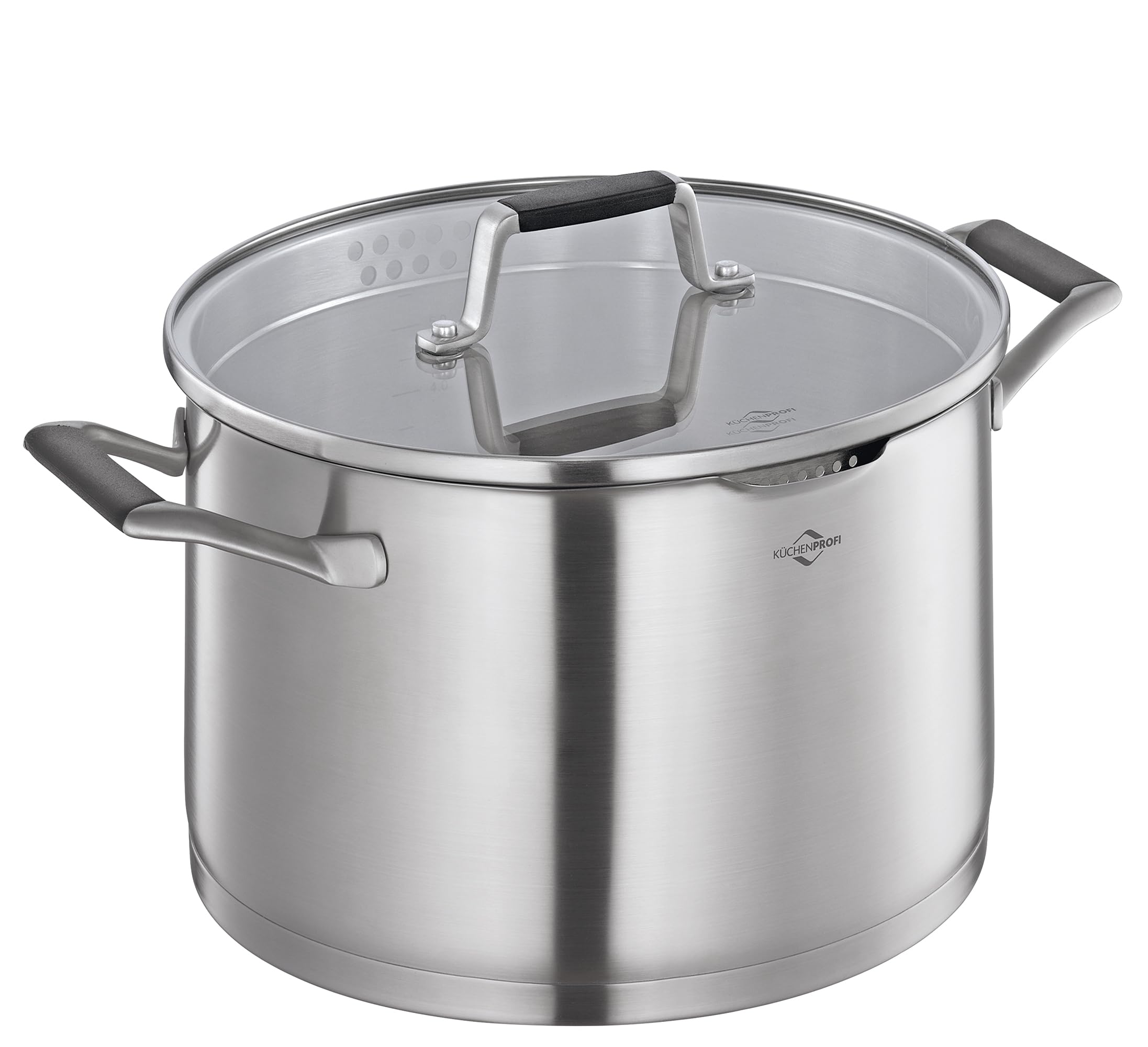 Faitout en acier inoxydable Bologna avec fond multicouche induction