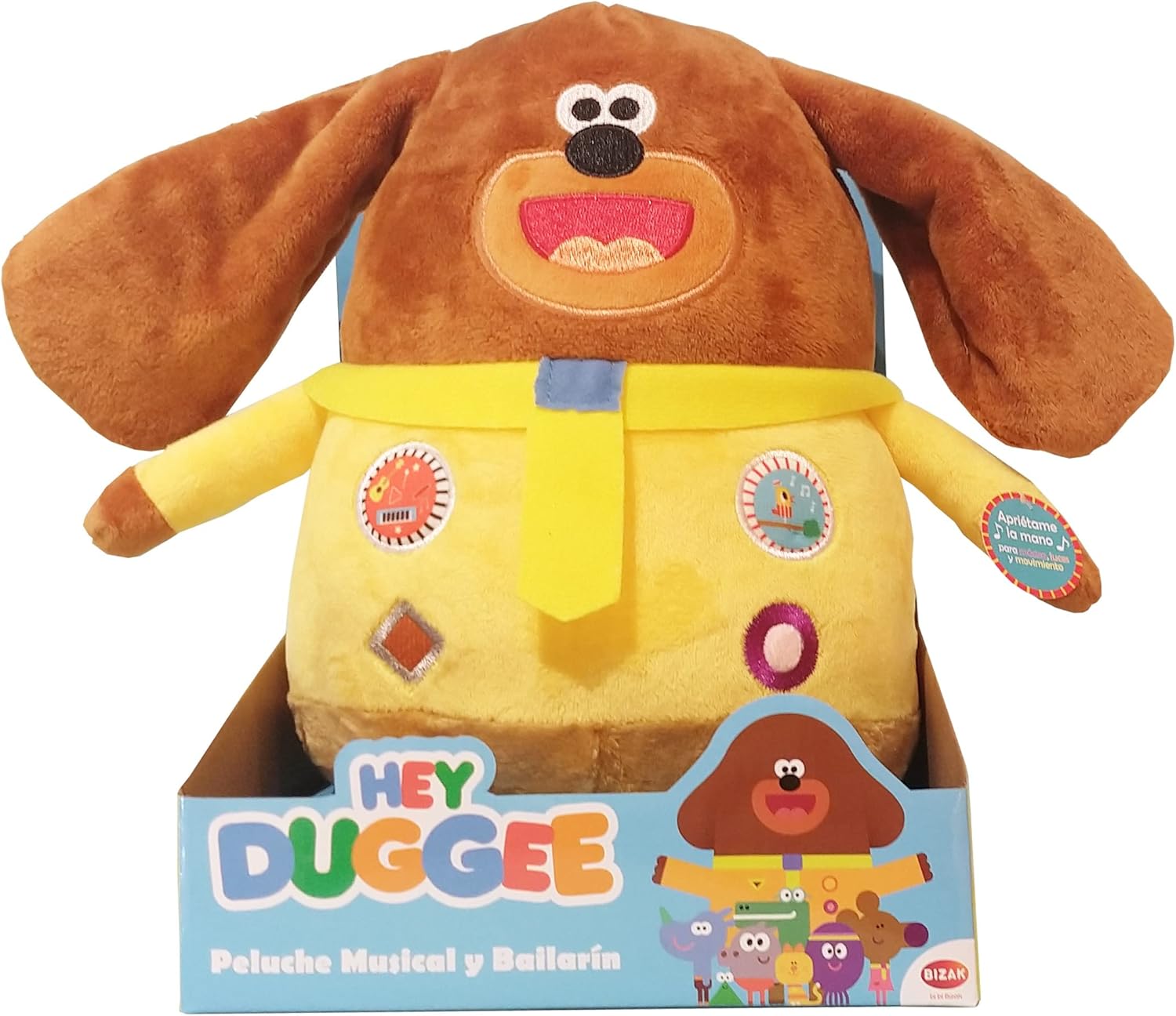Peluche bailarín Hey Duggee de Bizak por sólo 11,99€ ¡¡70% de descuento!!