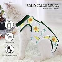 Vista 5 de Traje de recuperación quirúrgica profesional para gatos, alternativa de cuello electrónico para gatos y perros, uso después de una cirugía, traje
