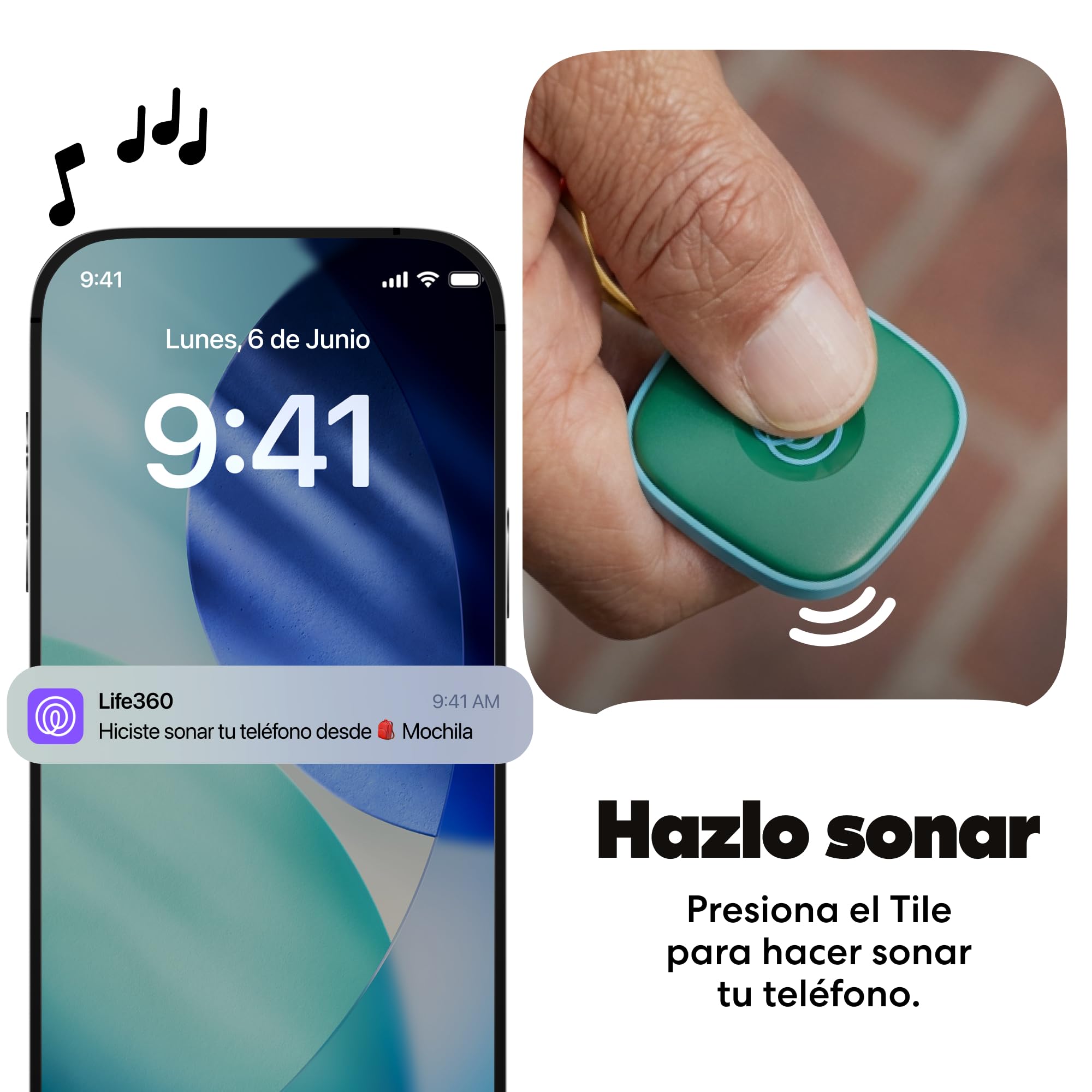 Life360 Tile - Localizador Bluetooth, localizador de Llaves y localizador de Objetos para Llaves, Bolsos y Mucho más.Compatible con iOS y Android. Paquete de 4 (Colors)