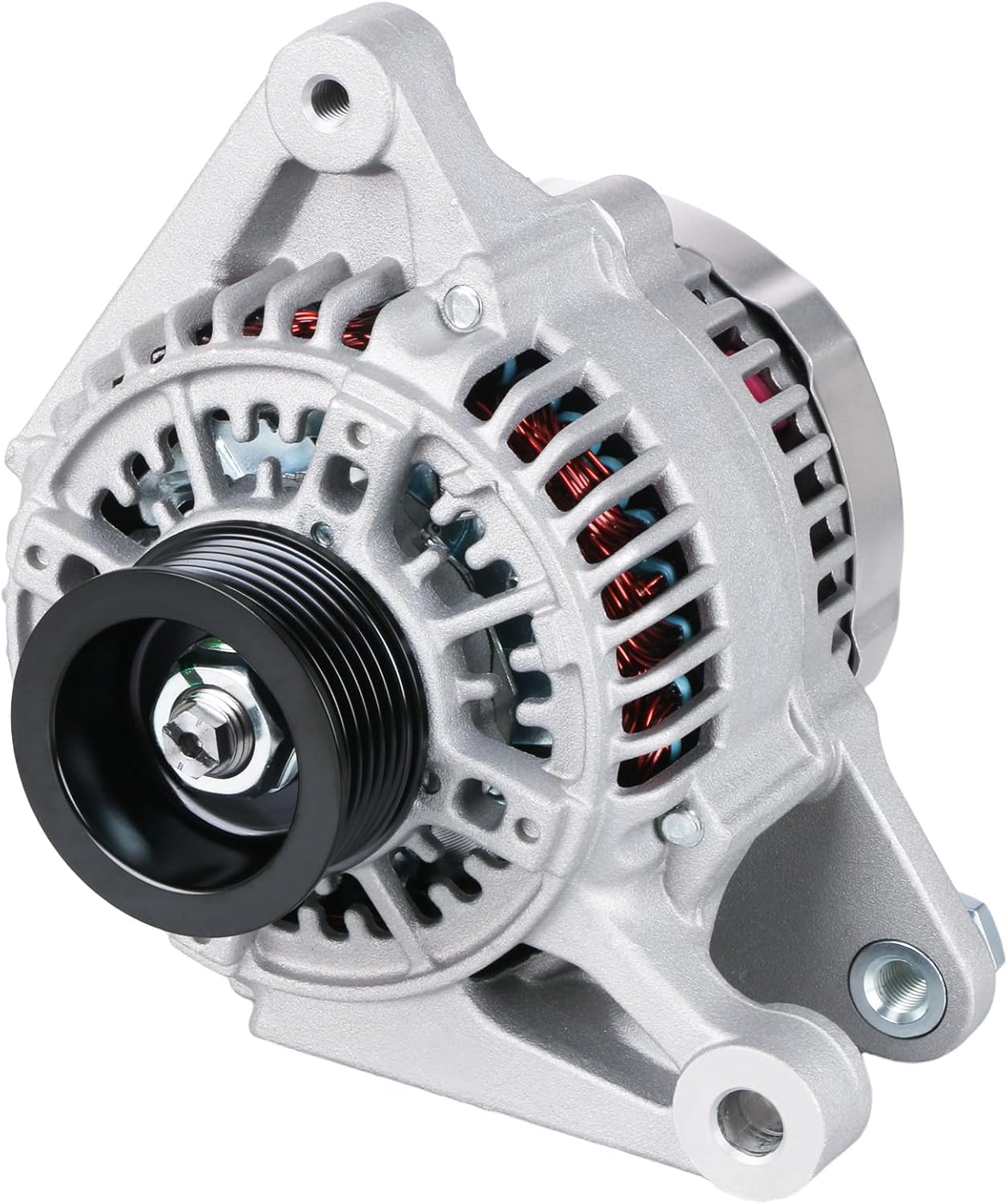 New Alternator Replacement Fit for 2003-2008 Toyota Corolla Matrix 1.8L Pontiac Vibe 2003 2004 2005 2006 2007 2008, for 2000-2005 Celica MR2 Spyder 00 01 02 03 04 05, Replace OE 27060-0D110, 13878