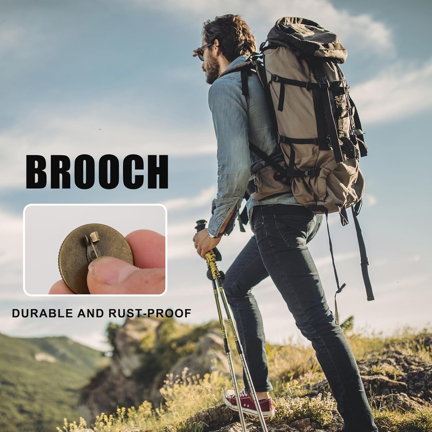 4 Pcs Honduras Flag Pin Round 1 Inch, Lapel Pins Souvenir Badge for Hat Clothes Backpack,Honduran Flag Brooch Accessories Party Favors,Patriotic Pin Accessories for Men/Women - Image 4