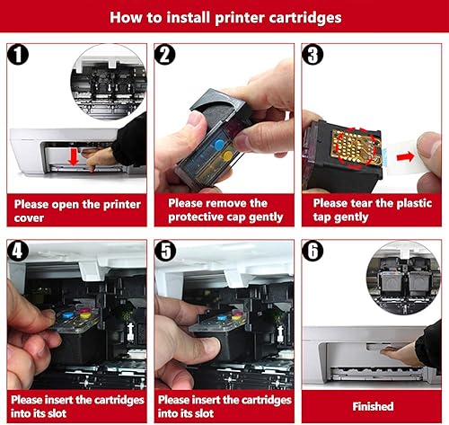 Miniatura 4 de LEBOK para HP 64  N9J90A N9J89A  2 cartuchos de tinta  Negro y tricolor