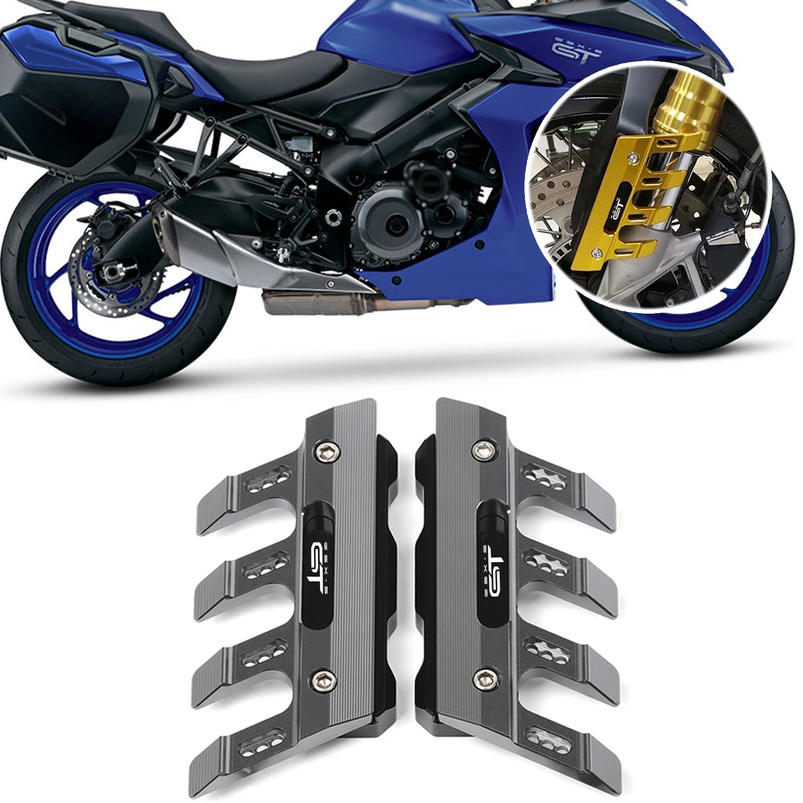 Amazon | KAGEFUNE For GSX-S1000GT 2022-2026 バイク用 フロント