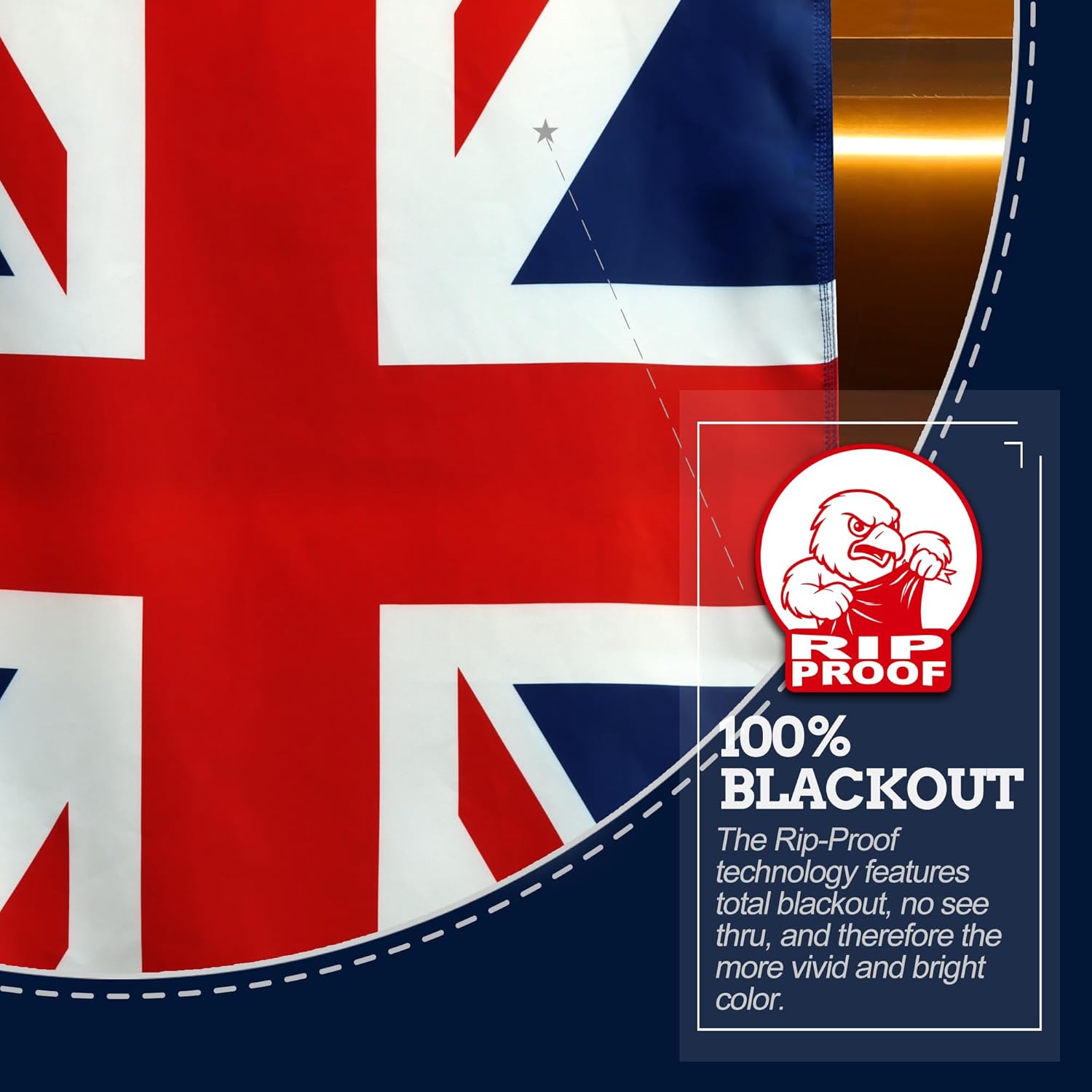 Anley Rip-Proof Double Sided 3-Ply United Kingdom UK Flag 3x5 Foot - Vivid Color, Canvas Header and Wrinkle Resistant - The Strongest, Longest Lasting British National Flags 3 X 5 Ft