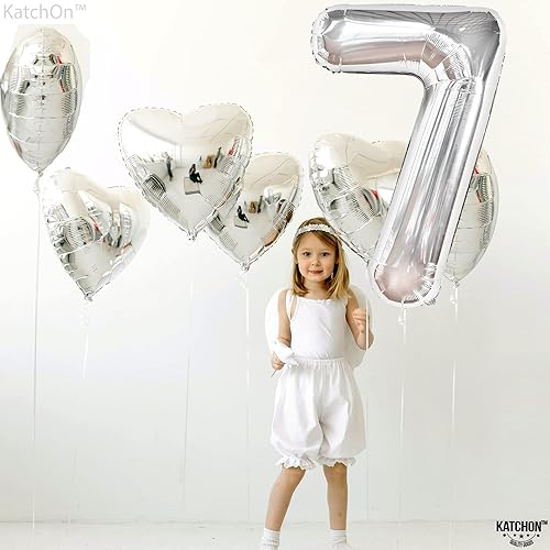 Miniatura 1616 de KatchOn, Globo dorado gigante del número 8 de 40 pulgadas, globo dorado del número 8 para decoraciones de cumpleaños de 8 años para niñas