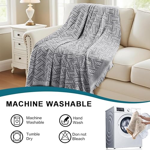 Miniatura 51 de Turquoize Fundas de sofá modulares en forma de L, funda de sofá seccional, lavable, 2 piezas, fundas de sofá para sofá seccional, con tela jacquard