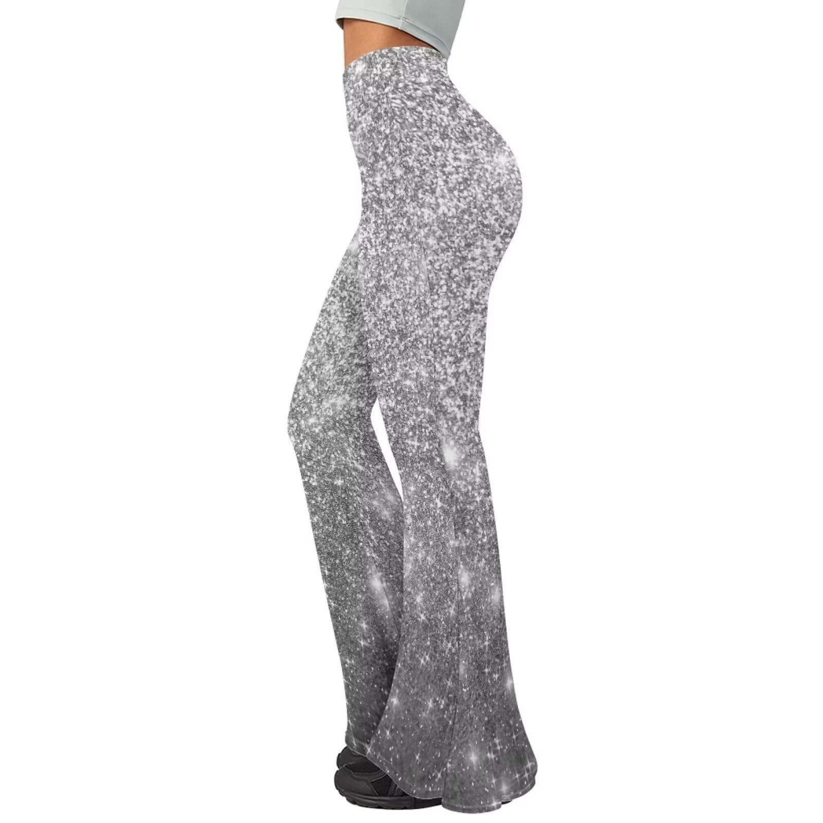 Modysero Pantalones de yoga acampanados para mujer, cómodos y suaves, de cintura alta, para oficina, trabajo, pasar el rato