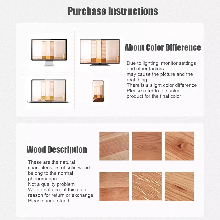 Amazon｜木製の部屋の仕切り、 高さ180センチ/71インチの独立式