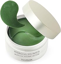 HEIMISH Matcha Biome Hydrogel Eye Patch - Anti Aging Under Eye Patches, Hydrating, Firming, Calming & Soothing Eye Mask with Matcha, Probiotics, for Dark Circles, Puffiness & Wrinkles, 60 pcs