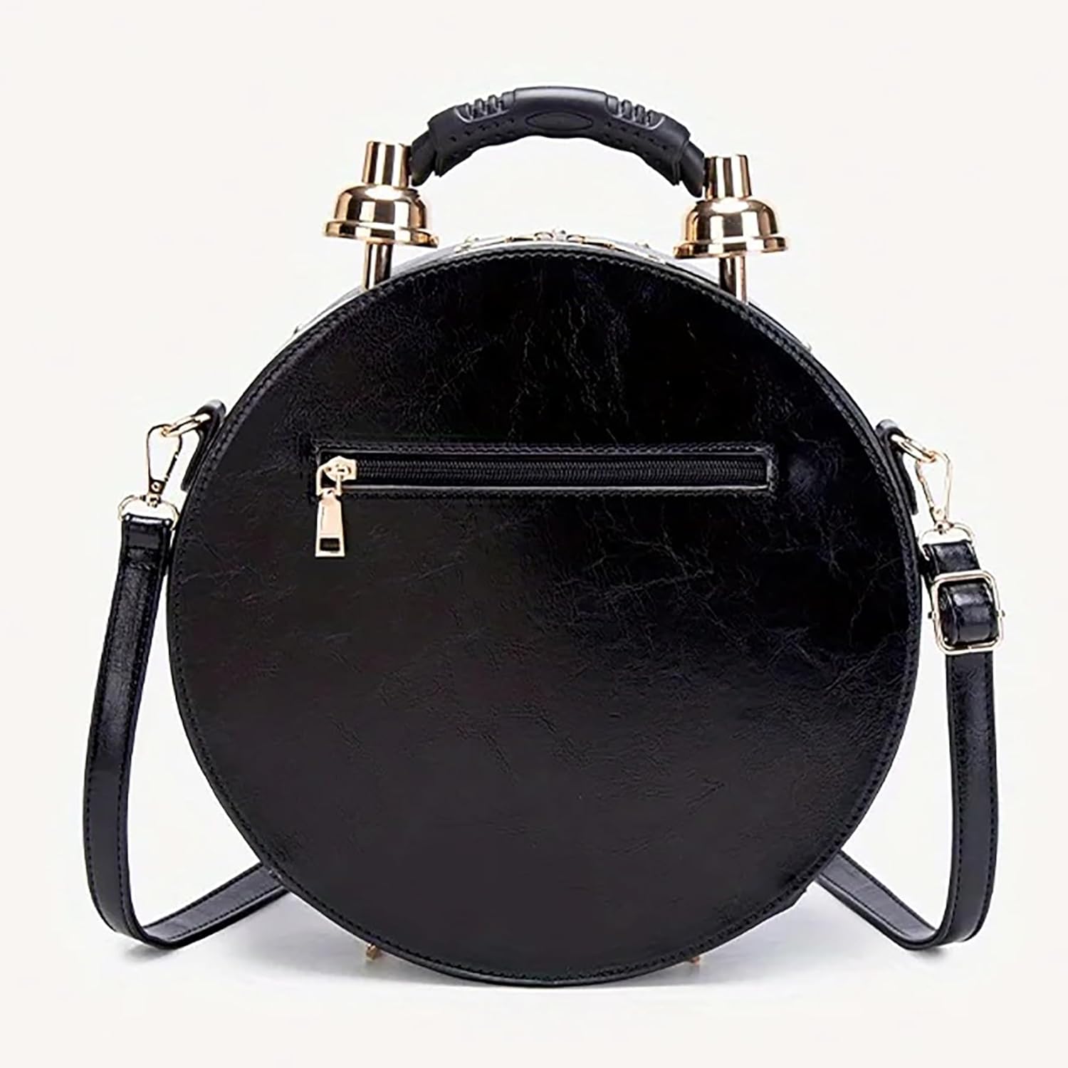 Retro Clock Shaped Crossbody Purse Handbags Women Shoulder Bag Vintage Steampunk Messenger Bags Designer Clock Purse