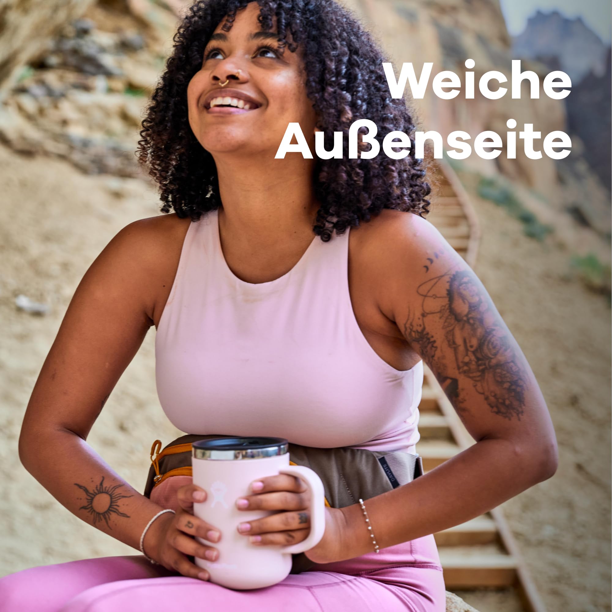 HYDRO FLASK - Coffee mug - Kaffeebecher 354ml (12 oz) - Vakuumisolierter Thermobecher aus Edelstahl - Isolierbecher mit Griff & Steckdeckel - Spülmaschinenfester Kaffeebecher - Trillium