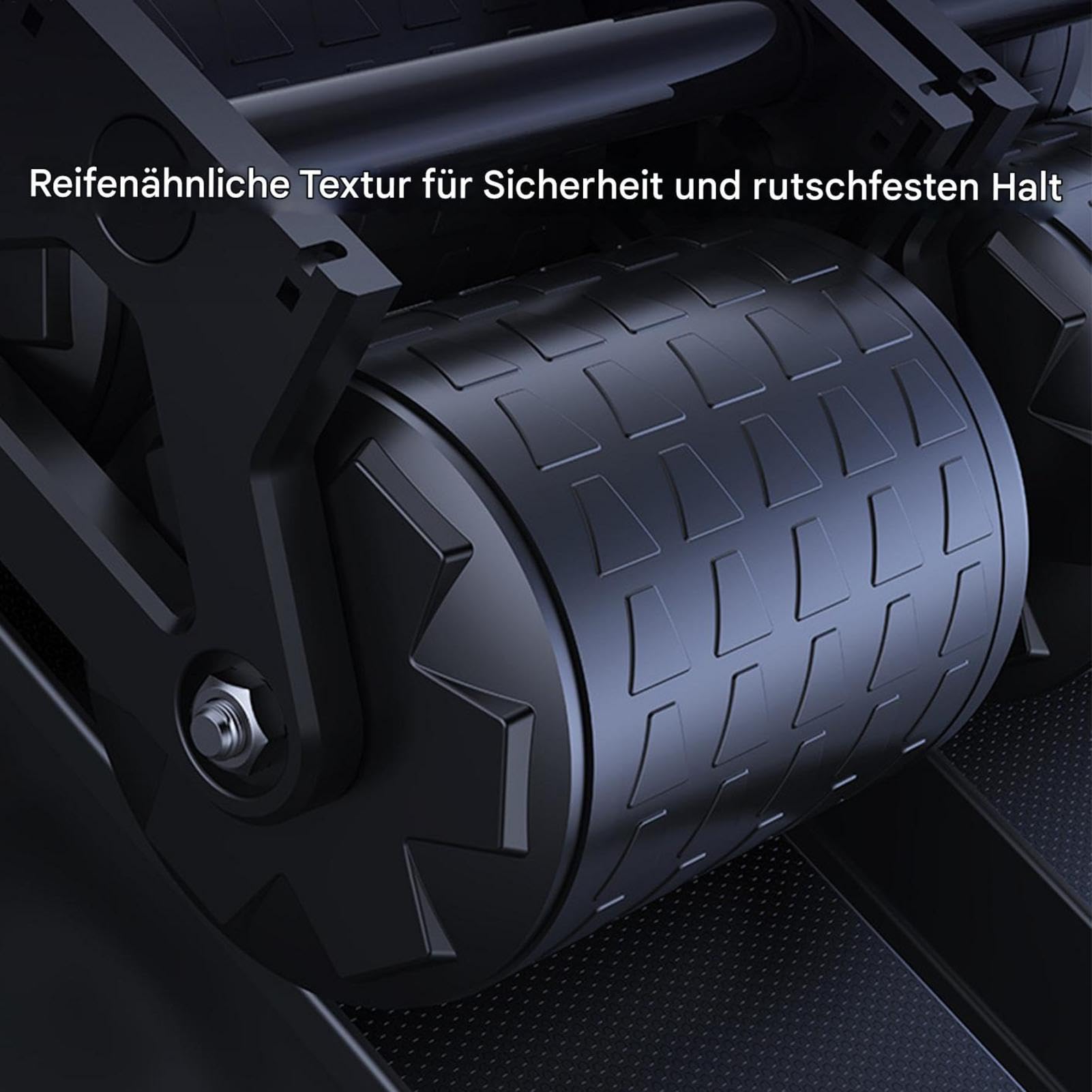 Automatic Rebound Abs Roller, Core Workout Wheel, Gym Training Equipment, 42 x 36 x 24 cm Compact Abs, Home Fitness, Apartment Exercise Muscle Training