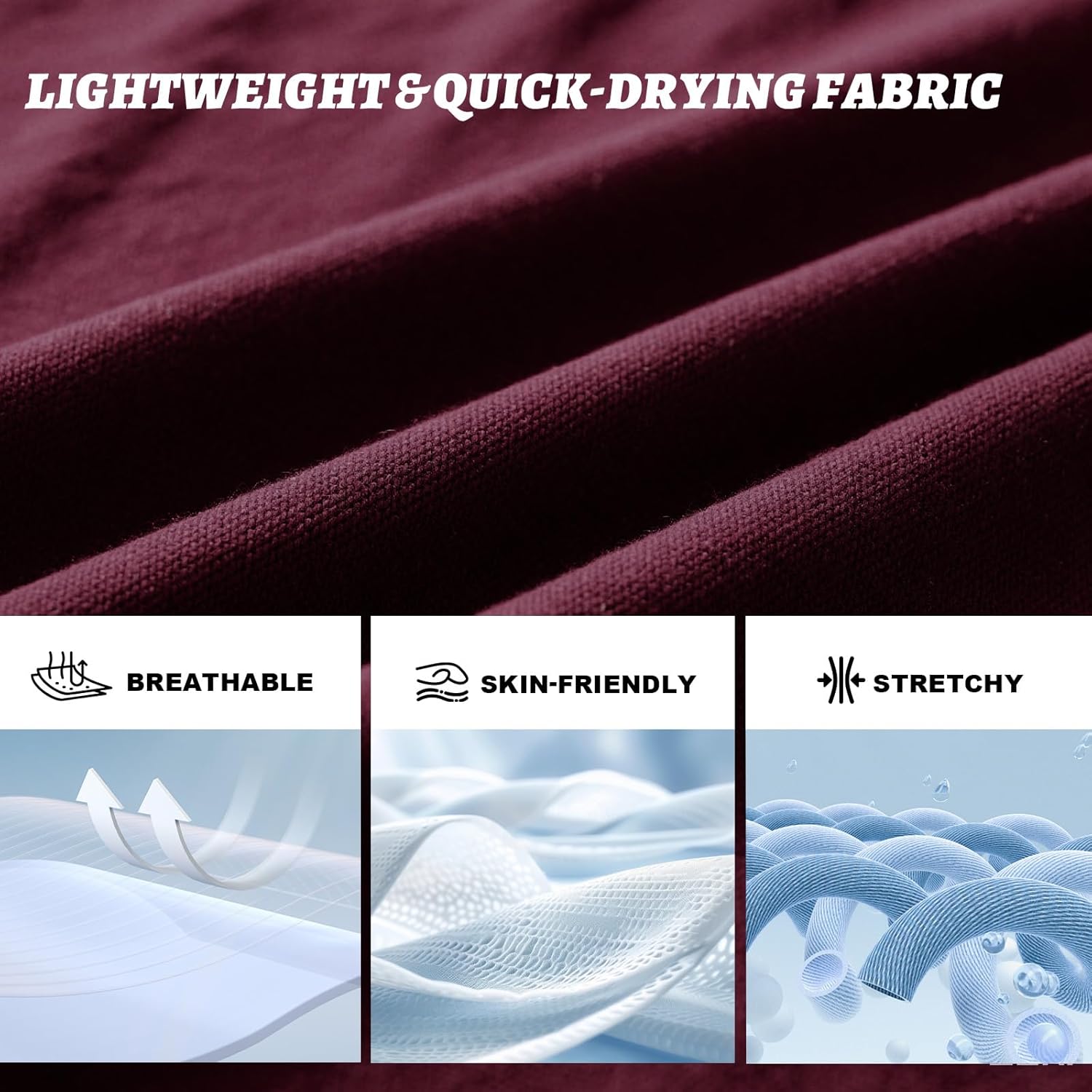 Athletic Gym Shorts for Men - Quick Dry Men's Basketball Shorts with Pockets, Running Workout Activewear - Image 5