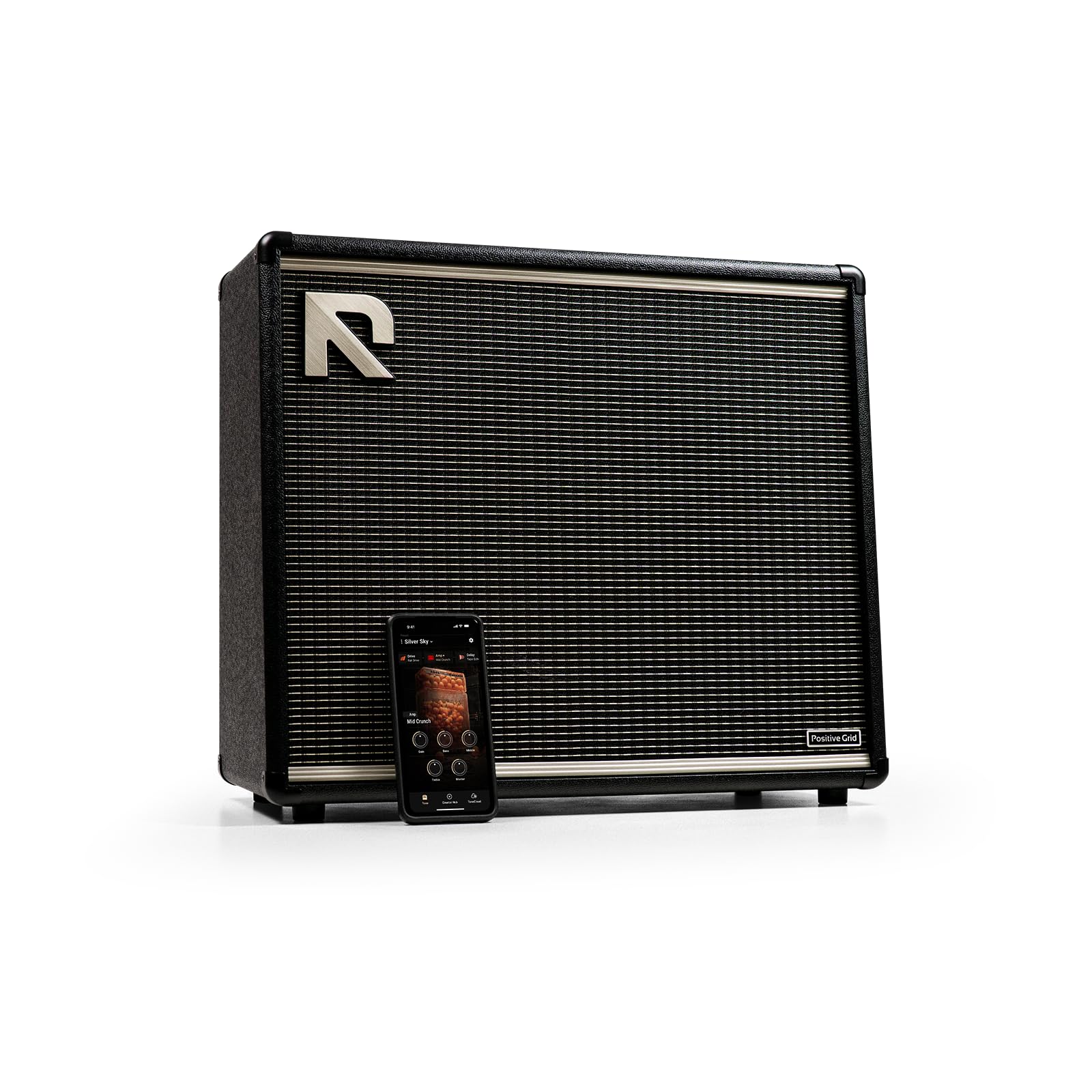Positive Grid REACTOR 100 Watt – Amplificatore Combo Intelligente per Chitarra con Amp Intelligence, Creazione del Suono da Prompt, Foto e Audio, Wattaggio Selezionabile, Registrazione USB