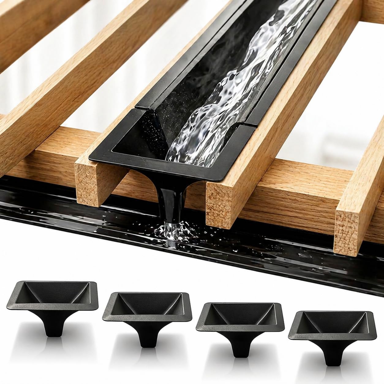 Photo 1 of Lonsge 4-Pack Under-Deck Drainage System