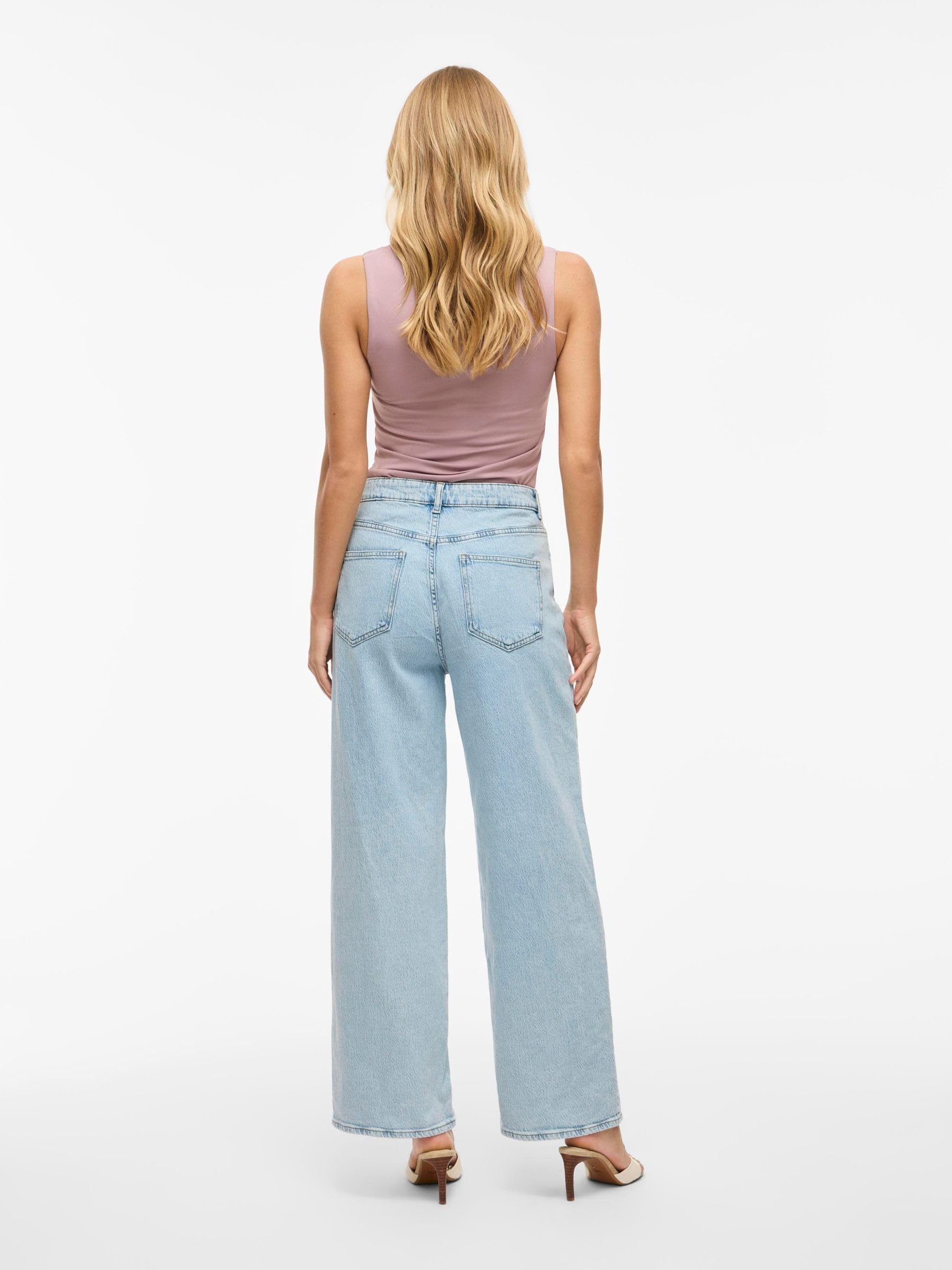 VILA Women's Vifreya Jaf Hw Jeans-Noos
