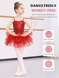 JiAmy Ballet Leotards – Sleeveless camisole shoulder straps