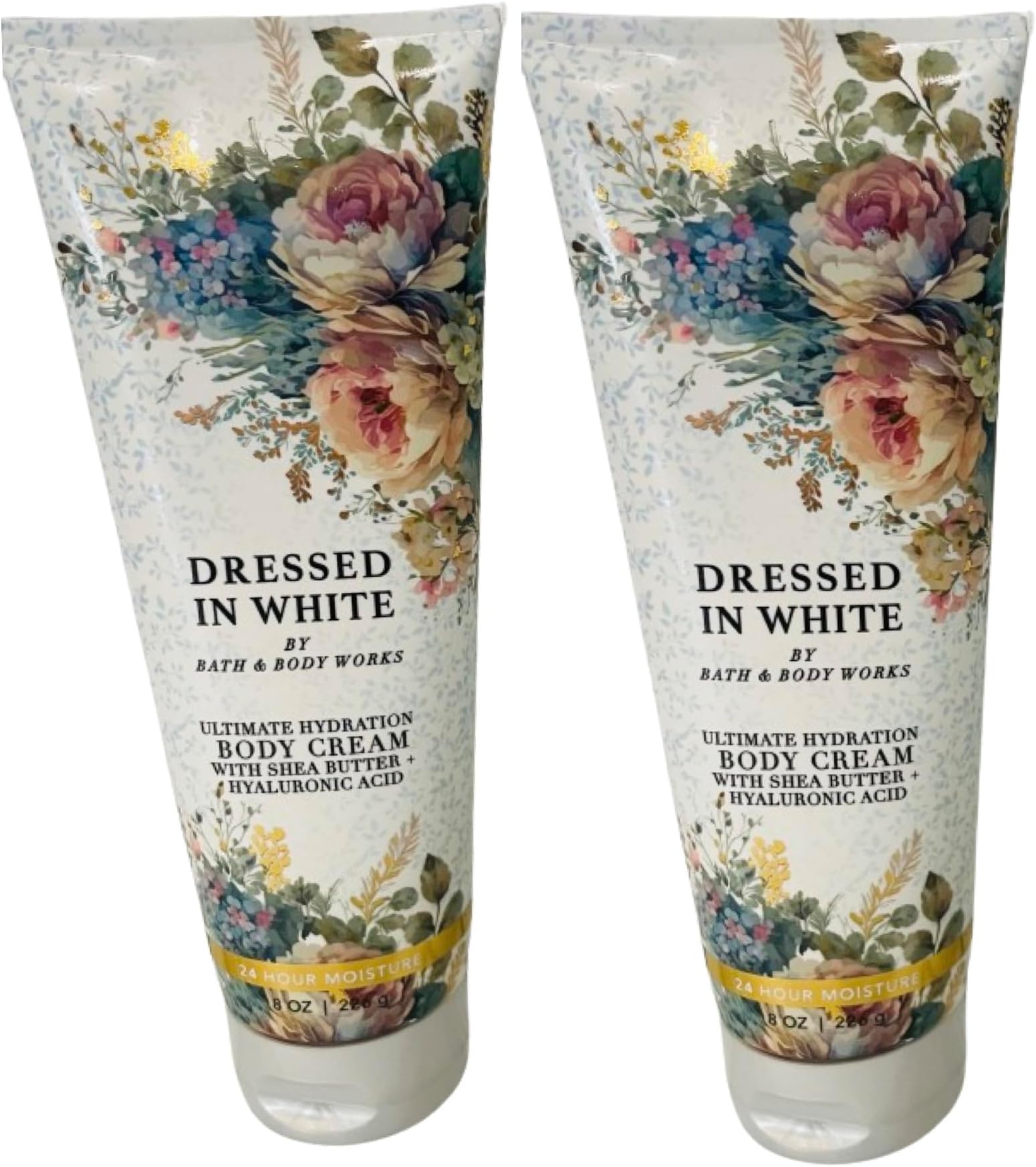 Dressed In White Ultimate Hydration Body Cream 8 Ounces Pack of 2