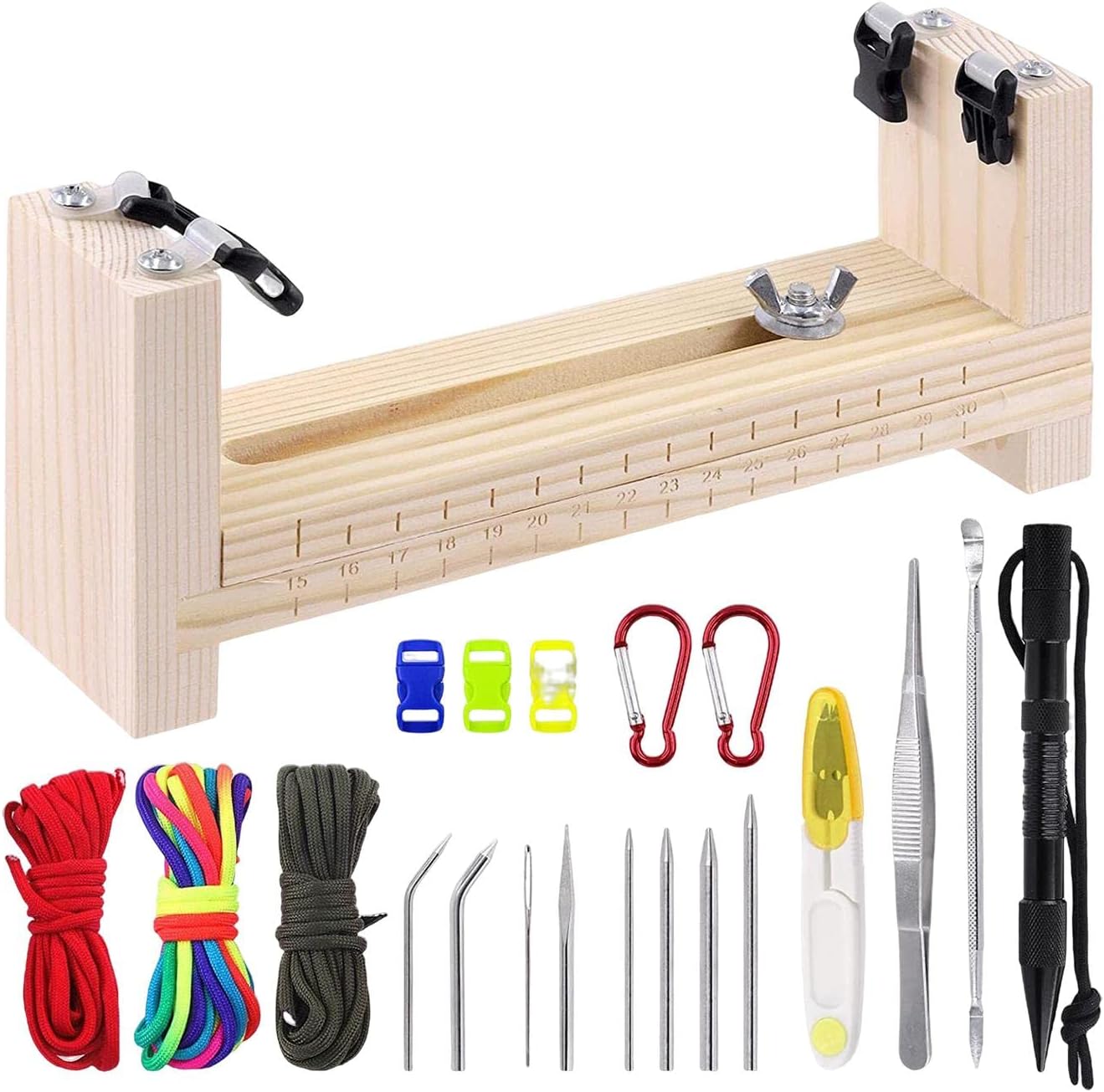 rockible Jig Paracord Bracelet Maker with Parachute Cords