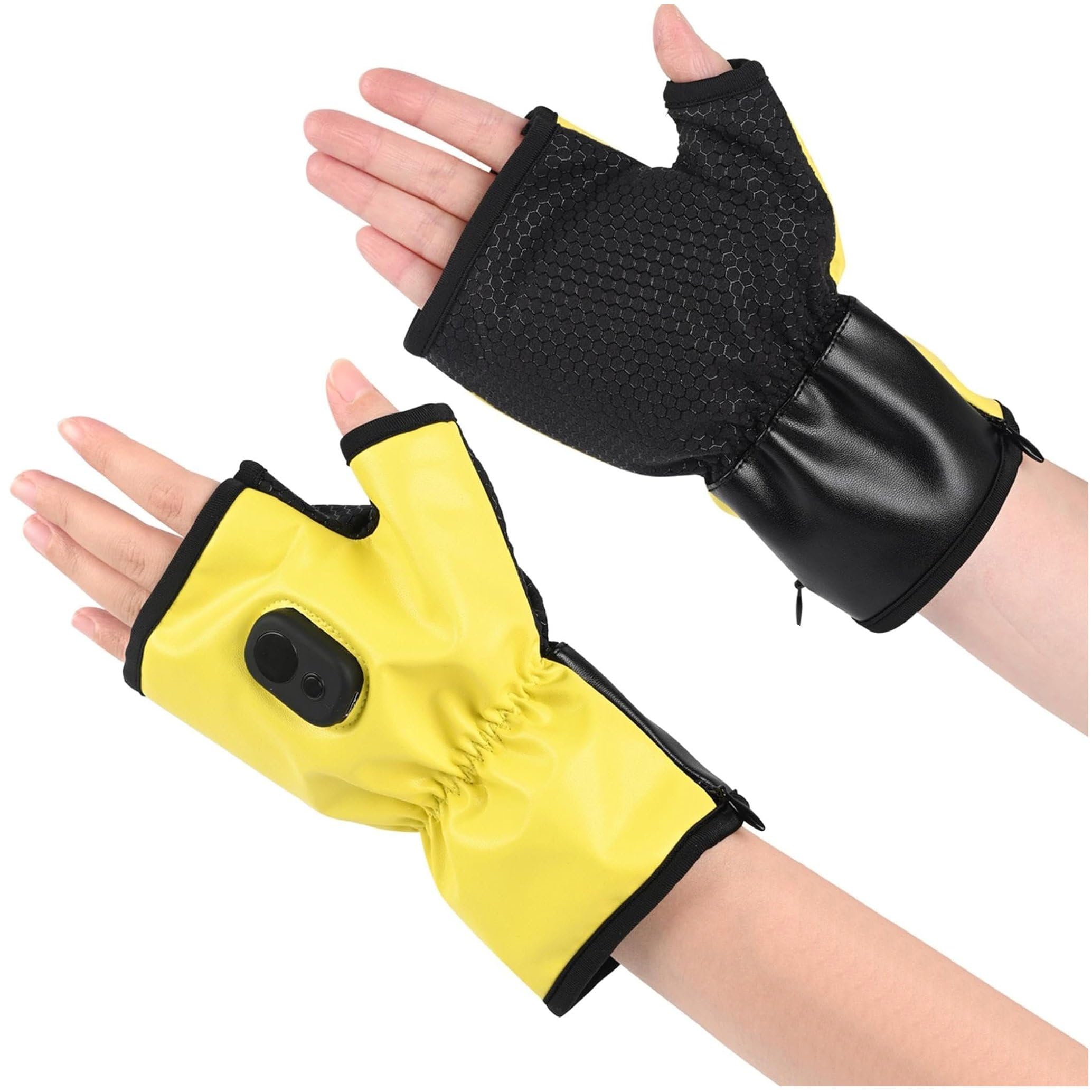 Guantes calefactables eléctricos con batería recargable para esquí 1