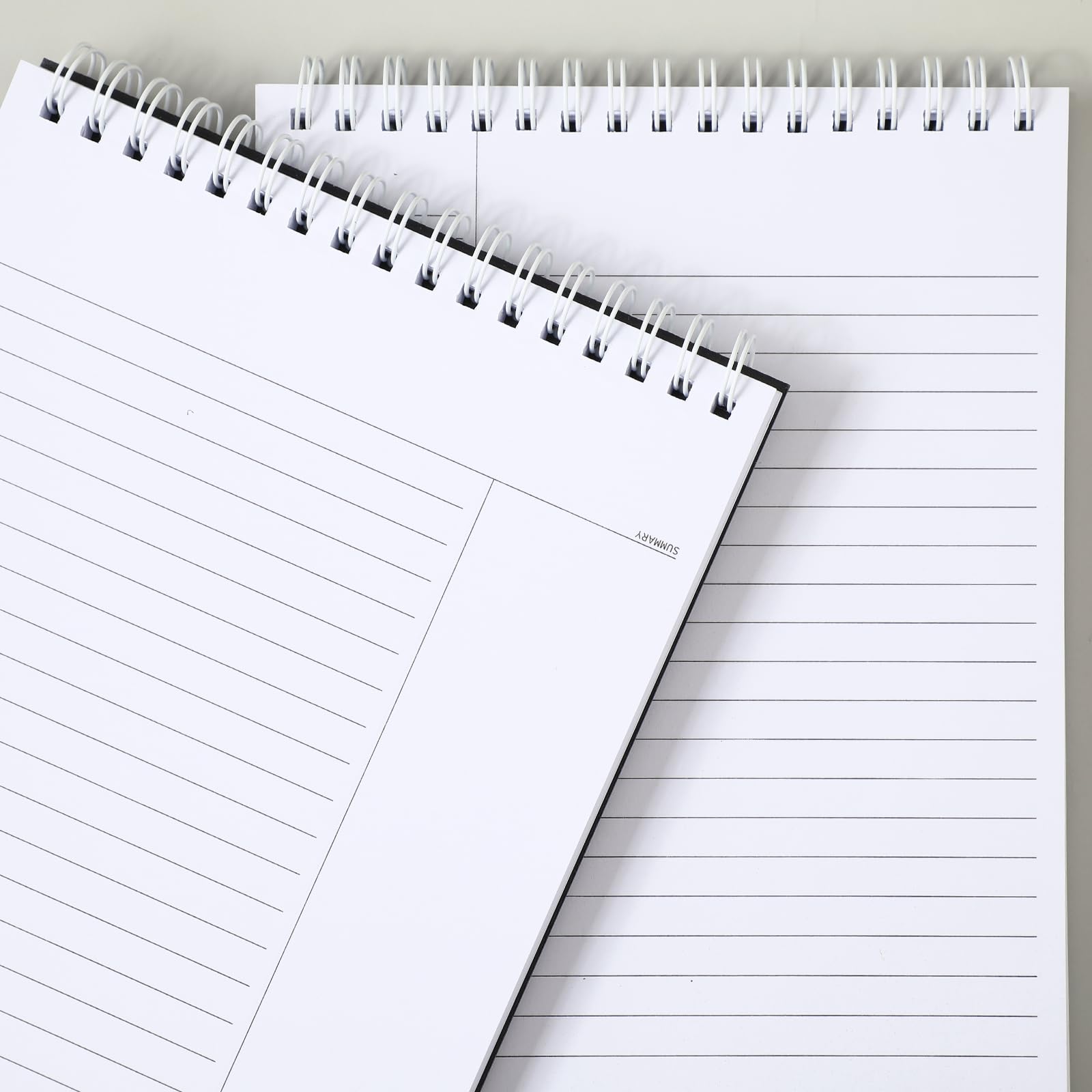 Cholemy 320 Sheets 4 Pack Steno Pads Spiral Pads 6x9 Inches Top Spiral Steno Pads Coil Writing Note Pads Ruled Writing Tablets Teacher Students College Office Business, 80 Sheets/Pad - Image 5