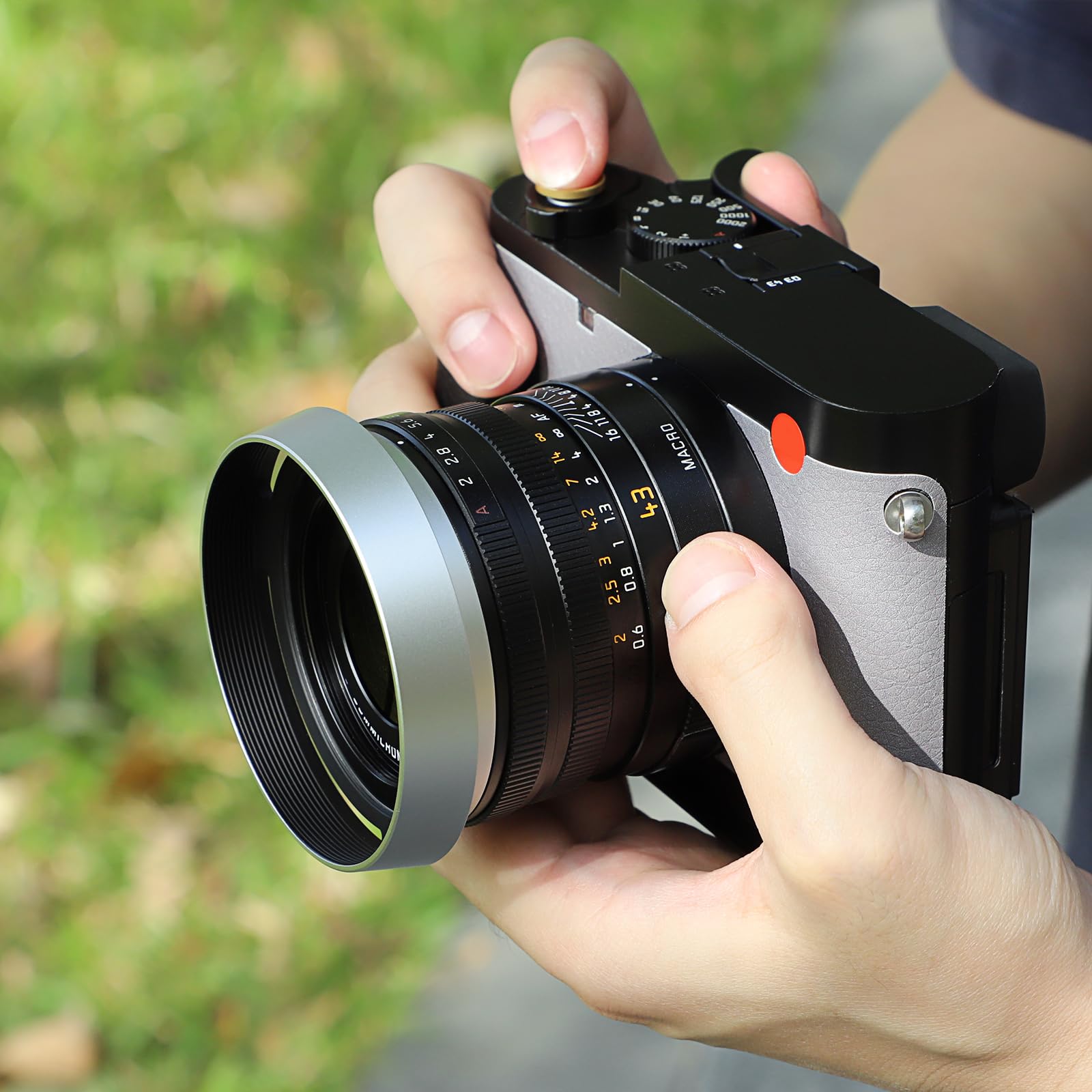 Amazon.com : Haoge Metal Lens Hood Shade for Leica Q3 Q3 43 Q2 Q-P