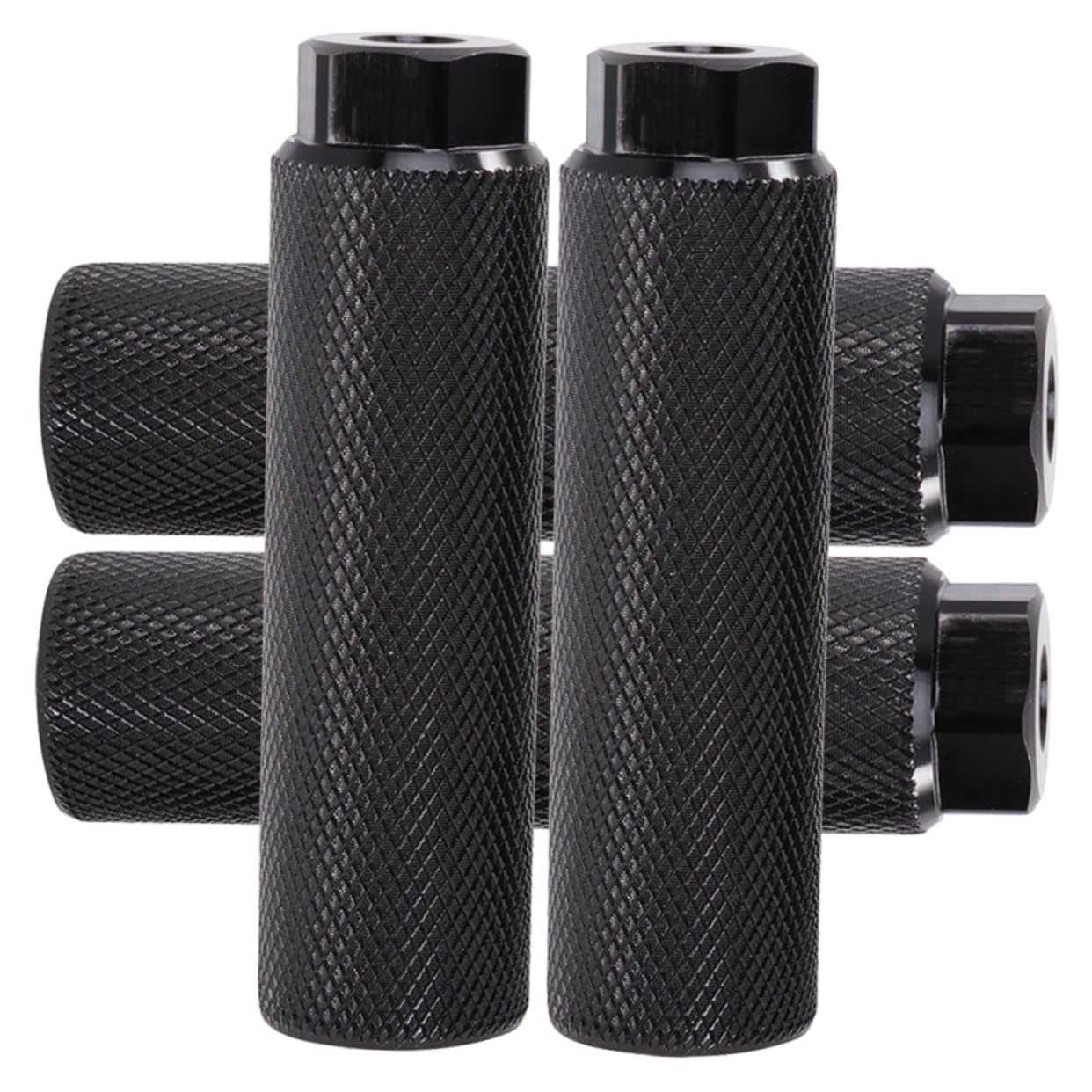 BCOATH 4Pcs Sturdy Bike Pegs Wear Resistant Non Slip Cycling Rear Pegs for Mountain Bicycles Easy Installation Durable Stylish Replacement Accessory