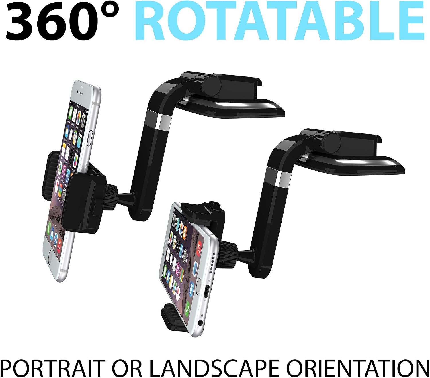 Bestrix Universal Dashboard Smartphone Car Mount Holder, Cell Phone Car Mount, Phone Holder for iPhone X/8/7 Plus/6S/6S Plus/Galaxy S8/S8 Plus/S7/S7/S9/Edge/LG/Nexus