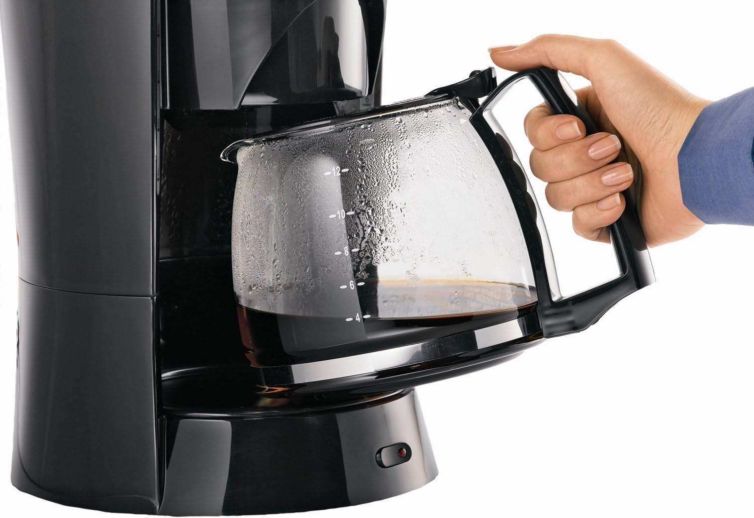 Proctor-Silex Compact Coffee Maker, 12 Cup, Black