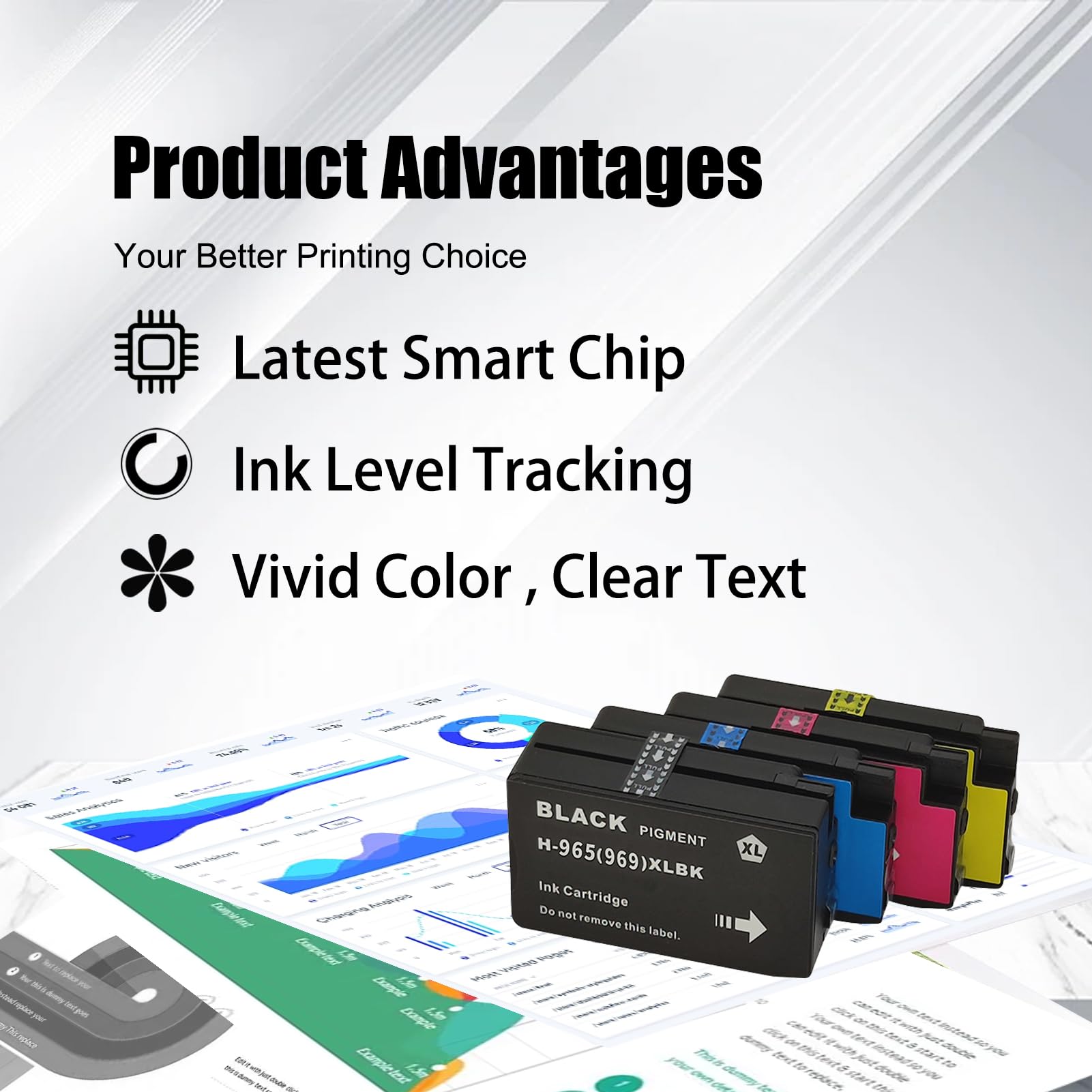 Amazon.co.jp: 965 965XL インクカートリッジ高収量コンボパック交換用