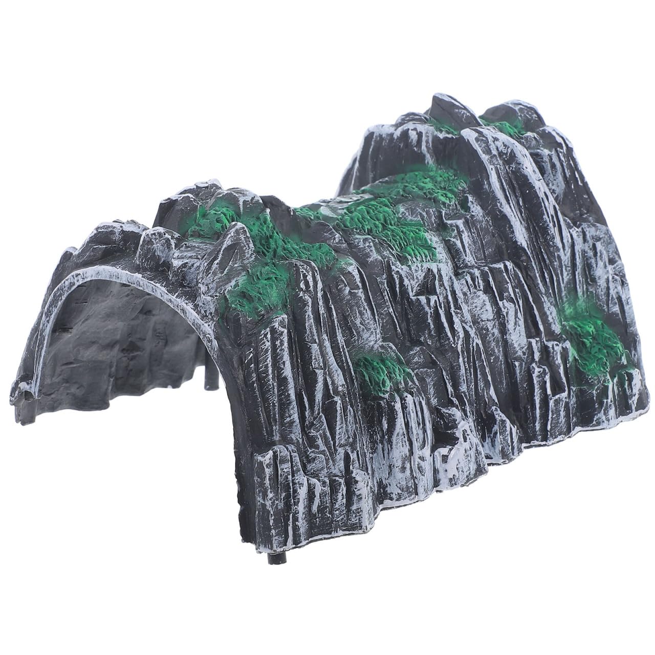 2pcs Small Train Track Model Scenery Railway Train Cave Tunnels Pretend Tunnel Model Cave Model for Diy Railway Mountain Tunnel Model Simulation Train Tunnel Toy Railway Train Cave Model