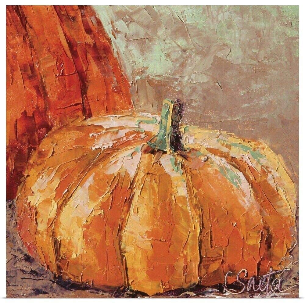 Fall Harvest Pumpkin Tin Signs/Metal Tin Sign Tin Sign/Poster Metal Posters Tin Sign Metal 8x12 Inch Wall Decoration Family Farm Yard Crafts
