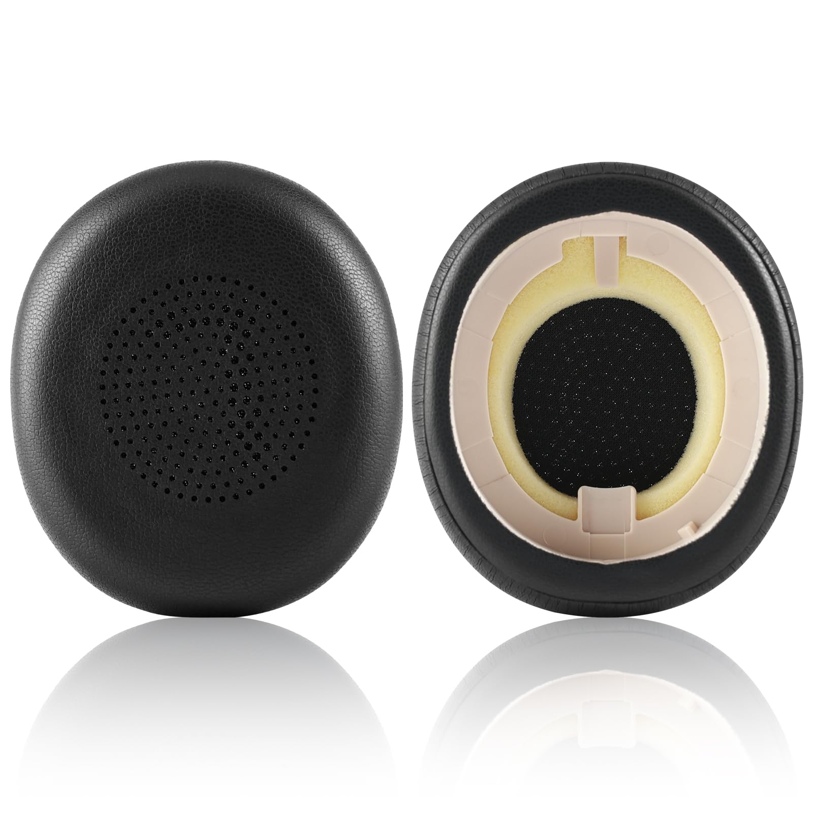 Almohadillas De Repuesto Para Jabra Evolve2 65 Y 40 - Piel Proteica, Cancelación De Ruido, Fácil Instalación, Color Negro